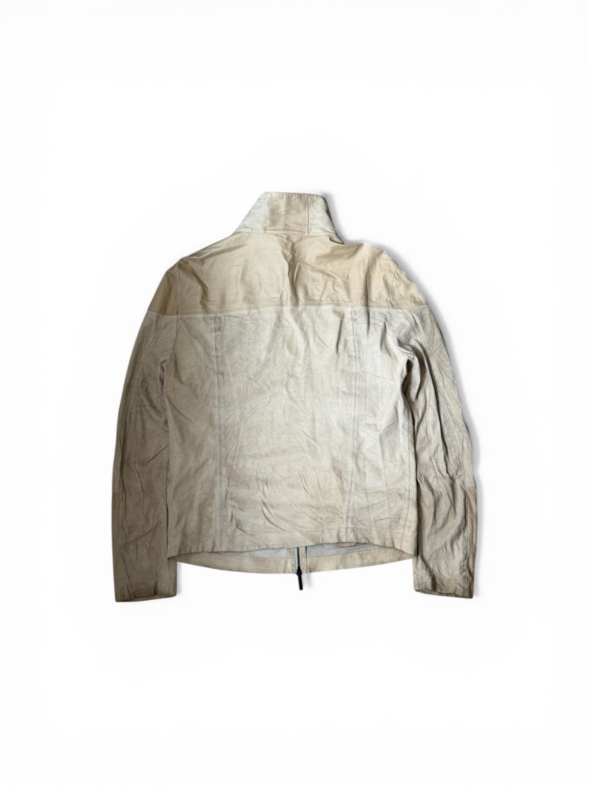 Emporio Armani Emprio Aimani Avant Garde Leather Jacket Size US L / EU 52-54 / 3 - 2 Thumbnail