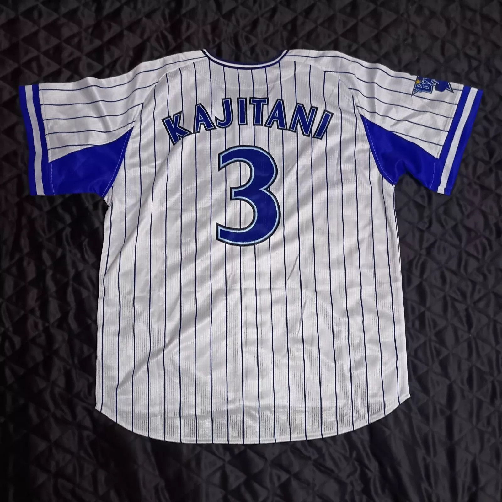 Japanese Brand Yokohama DeNA Baystars Takayuki Kajitani NPB Baseball Jersey Size US M / EU 48-50 / 2 - 6 Thumbnail