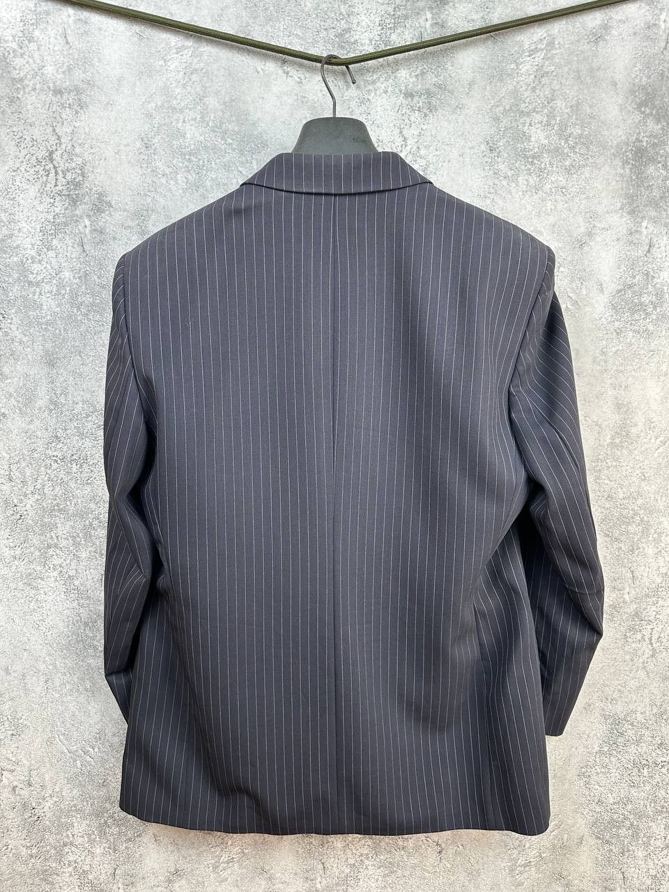 Yves Saint Laurent Yves Saint Laurent Pour Homme 90s Pinstripe Pure Wool Blazer Size 52R - 2 Thumbnail