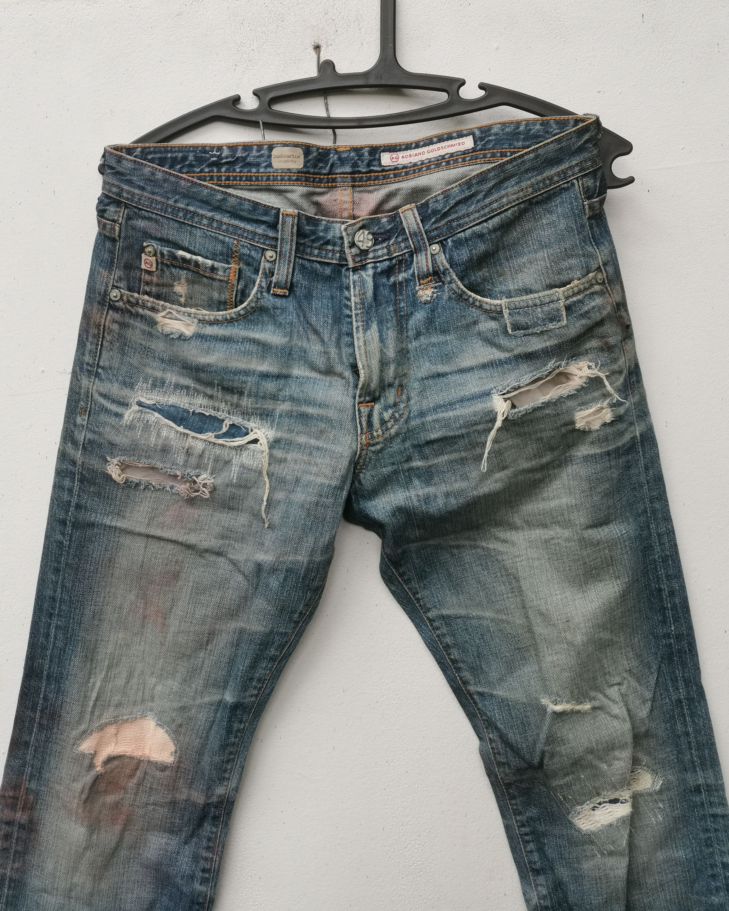 AG Adriano Goldschmied Rare AG Adriano Goldschmied denim nice design Size US 32 / EU 48 - 2 Thumbnail