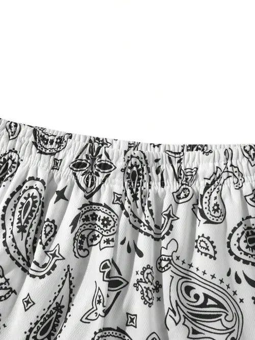Japanese Brand Print Y2k Shorts DRIP summer Size US 34 / EU 50 - 3 Thumbnail