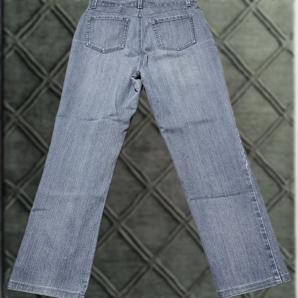 Gloria Vanderbilt Gloria Vanderbilt Amanda Jeans Womens Blue Denim Stretch High Rise Straight - 10 Size 32" / US 10 / IT 46 - 1 Thumbnail