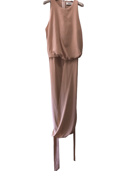 Hussein Chalayan Apricot silk Overlapped Dress Size M / US 6-8 / IT 42-44 - 1 Thumbnail