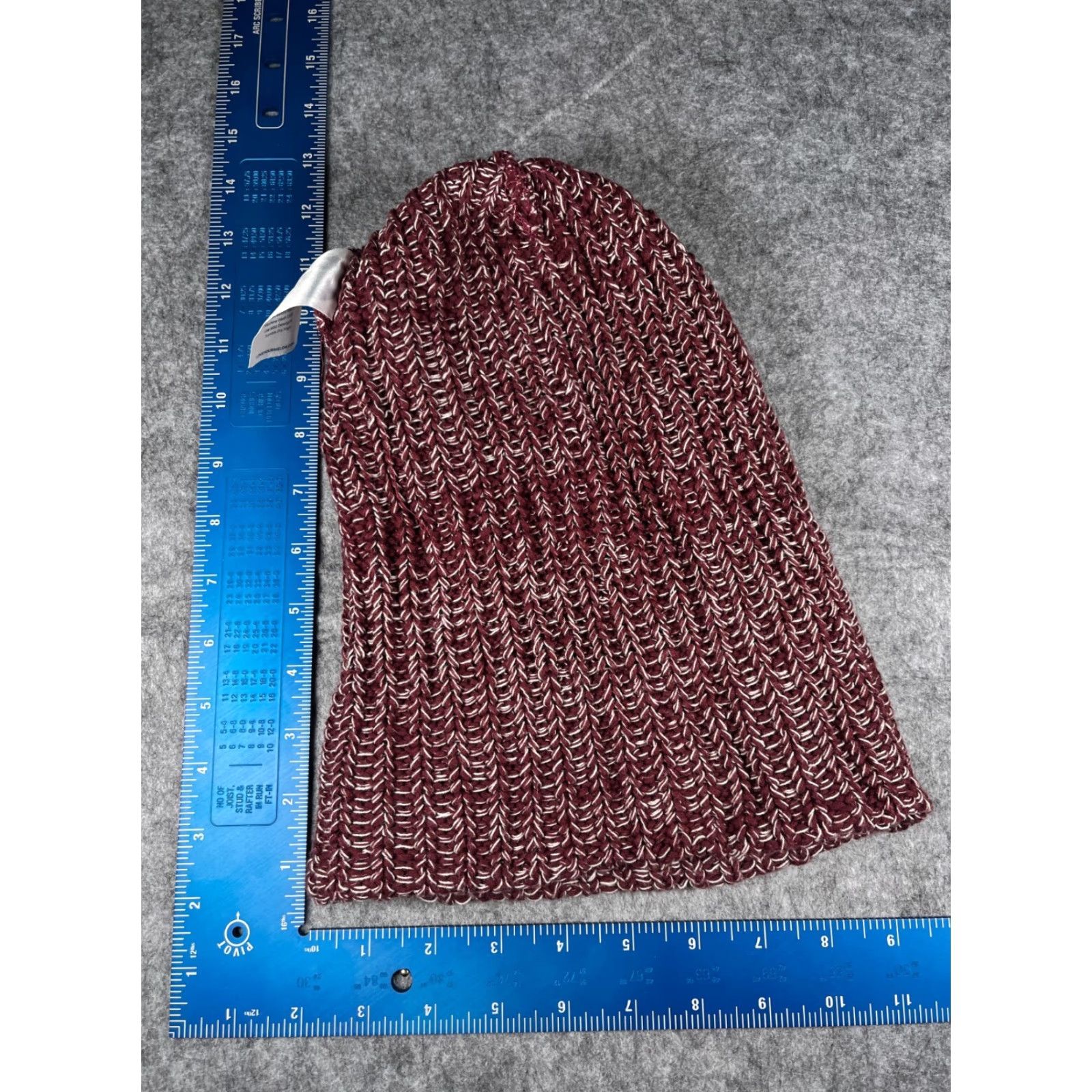 Vintage Love Your Melon Beanie Womens One Size Red Knit 100% Cotton Made USA Ski Hat/Beanie Mens Women Girls Size ONE SIZE - 6 Thumbnail