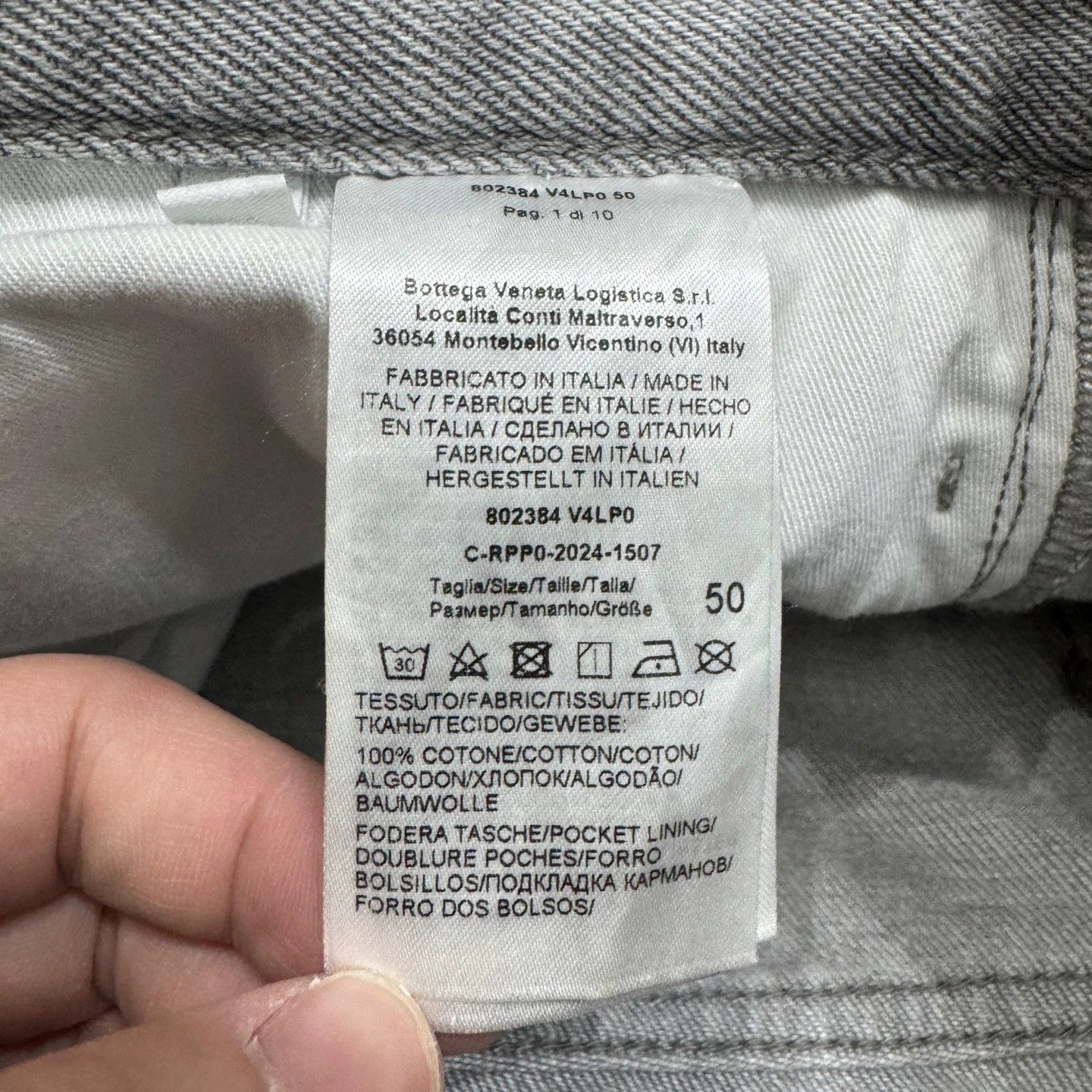 Bottega Veneta Bottega Veneta 50 Jeans 98 New Stained Size US 34 / EU 50 - 4 Thumbnail