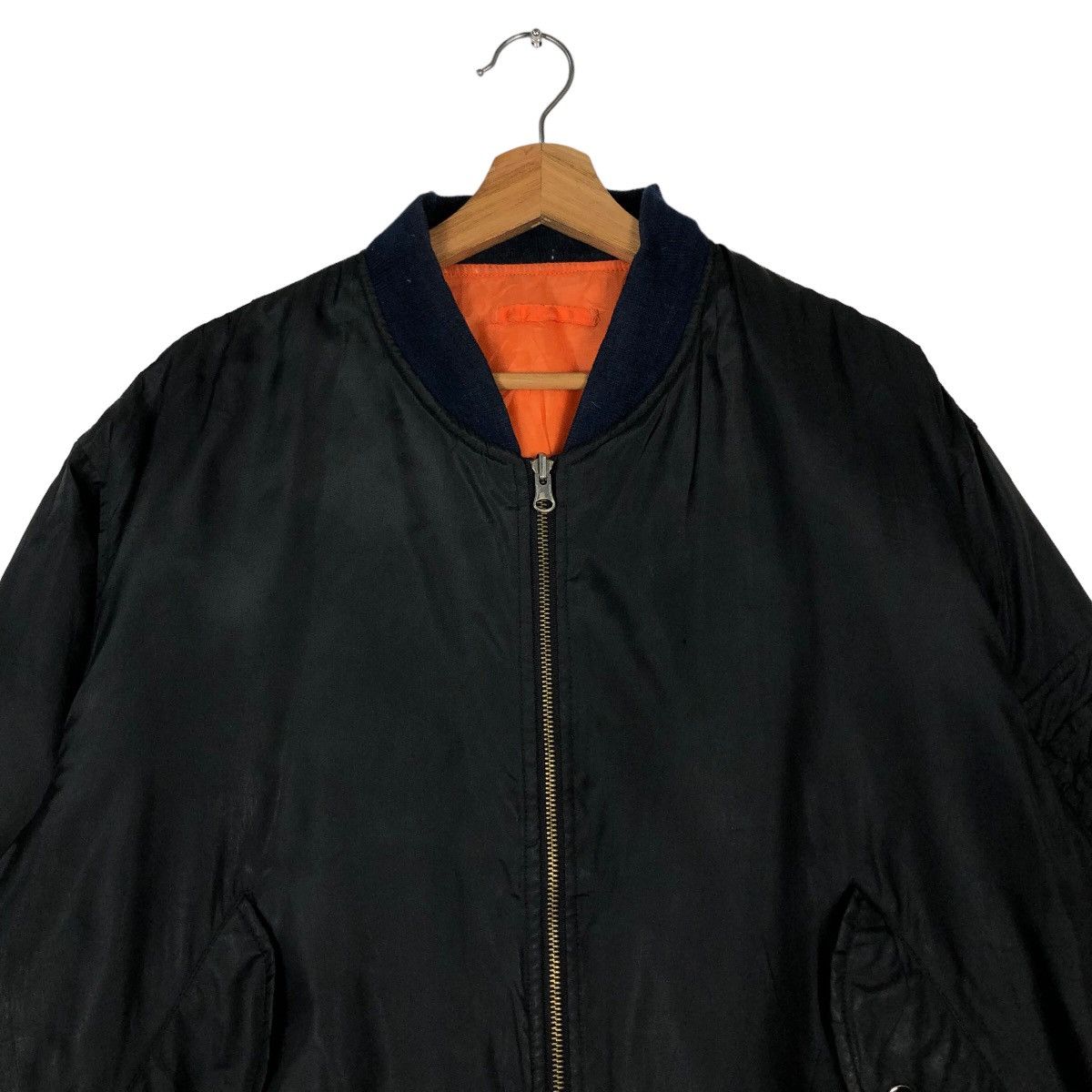 Japanese Brand 🔥Riot Riot Vintage Bomber Jacket Reversible Design USA Size US L / EU 52-54 / 3 - 2 Thumbnail