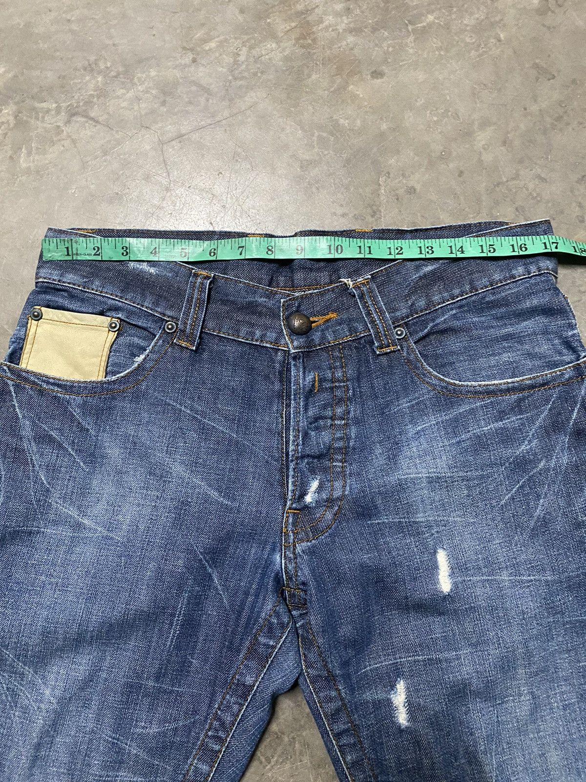 Hysteric Glamour × Jun Takahashi × Tornado Mart BAGGY JEANS JAPANESE JUNMEN BY JUN TAKAHASI @act230 Size US 34 / EU 50 - 6 Thumbnail