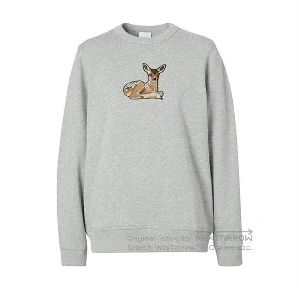 Burberry Burberry Women's Deer Embroidered Sweatshirt. Size M / US 6-8 / IT 42-44 - 1 Thumbnail