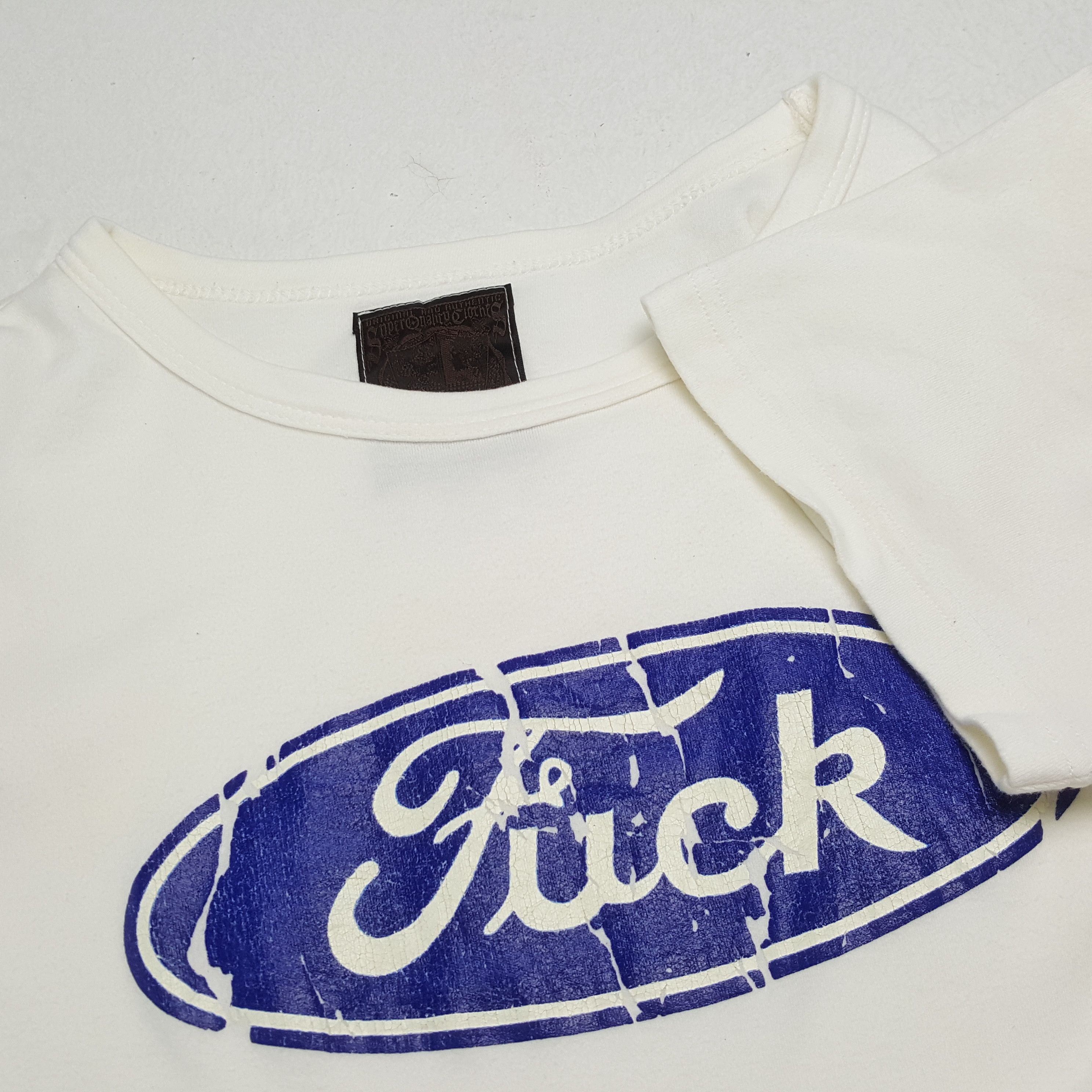 Fuck Art, Make Tees × Japanese Brand × Vintage FUCK Ford Parody Style Streetwear Tshirt Size US M / EU 48-50 / 2 - 5 Thumbnail
