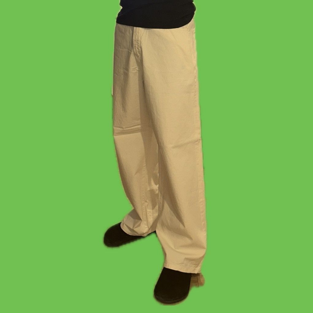 Zara Zara Wide Leg Trouser Off White Size US 42 / EU 58 - 5 Thumbnail