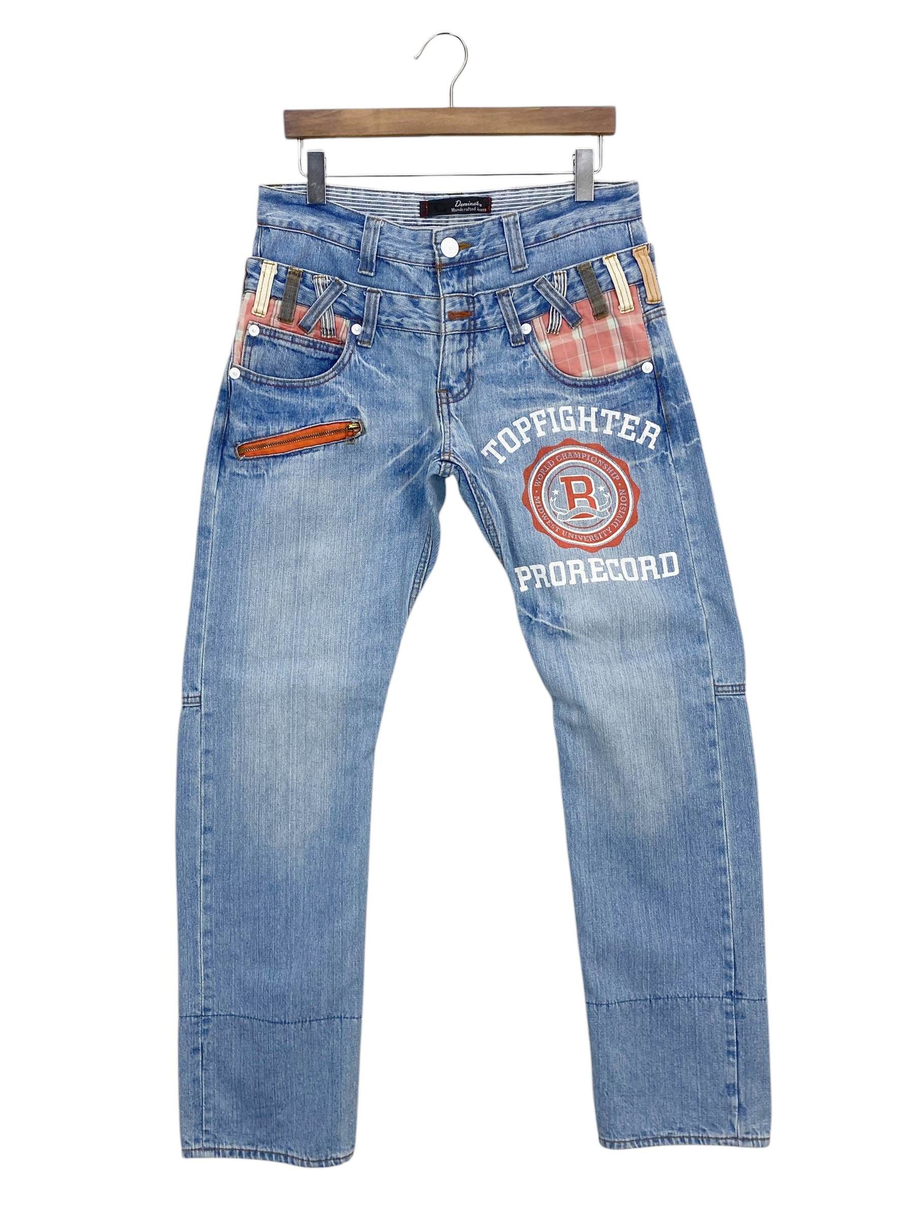 Japanese Brand Dominates Jeans Double Waist Jeans Japanese Jeans Size US 32 / EU 48 - 2 Thumbnail