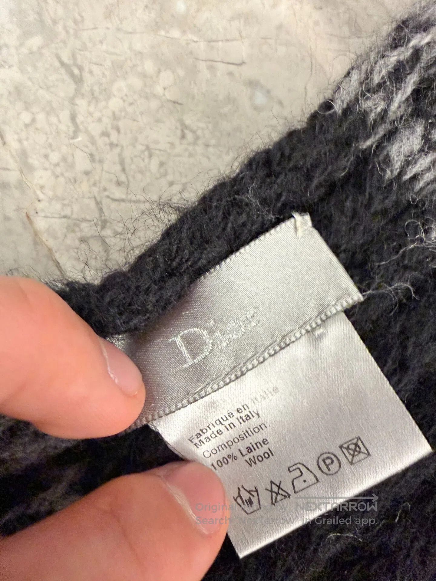 Dior Dior Homme Wool Fringe Scarf. Size ONE SIZE - 7 Thumbnail