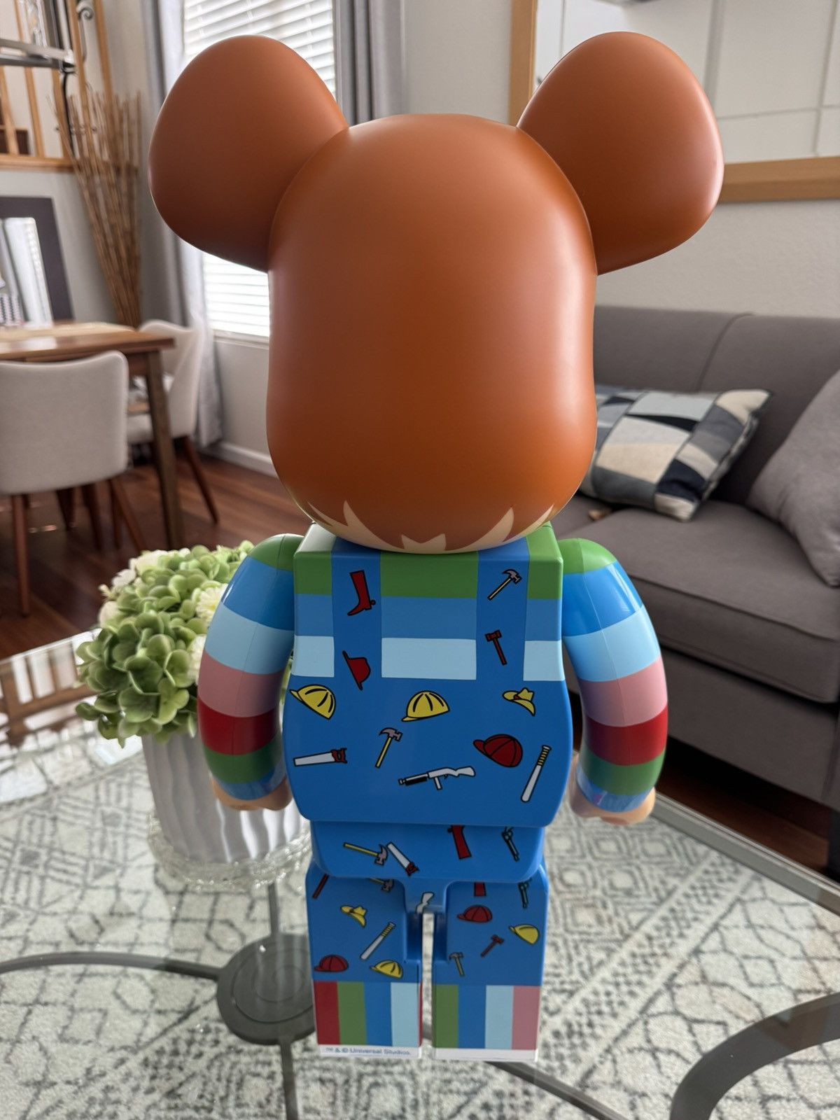 Medicom Toy Bearbrick Chucky Child’s Play 1000% Medicom Toy Figure Size ONE SIZE - 2 Thumbnail