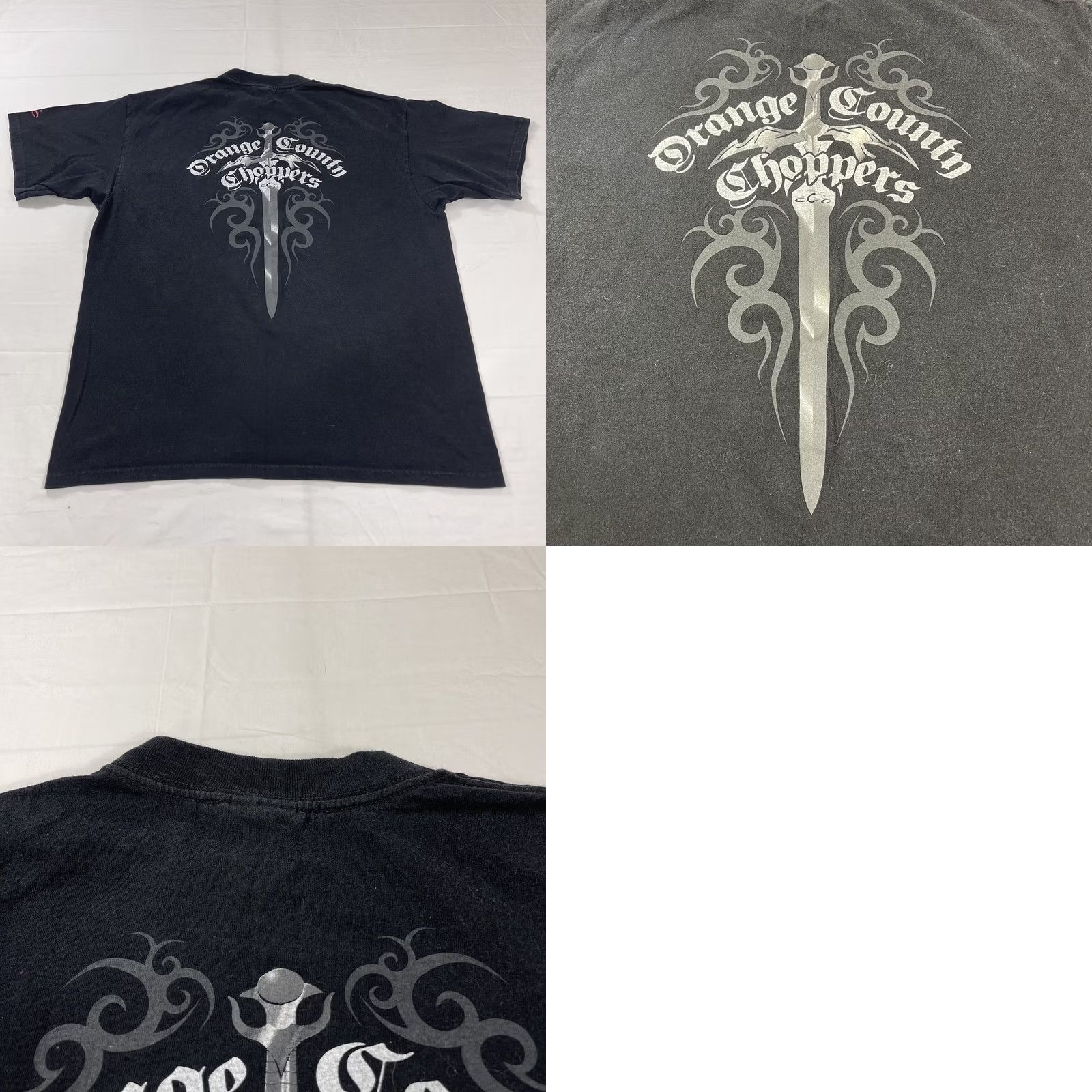 Vintage VINTAGE Orange County Choppers T-Shirt XL Black 90s 2X Sword Graphic Motorcycle Biker USA Men Shirt Size US XL / EU 56 / 4 - 9 Thumbnail