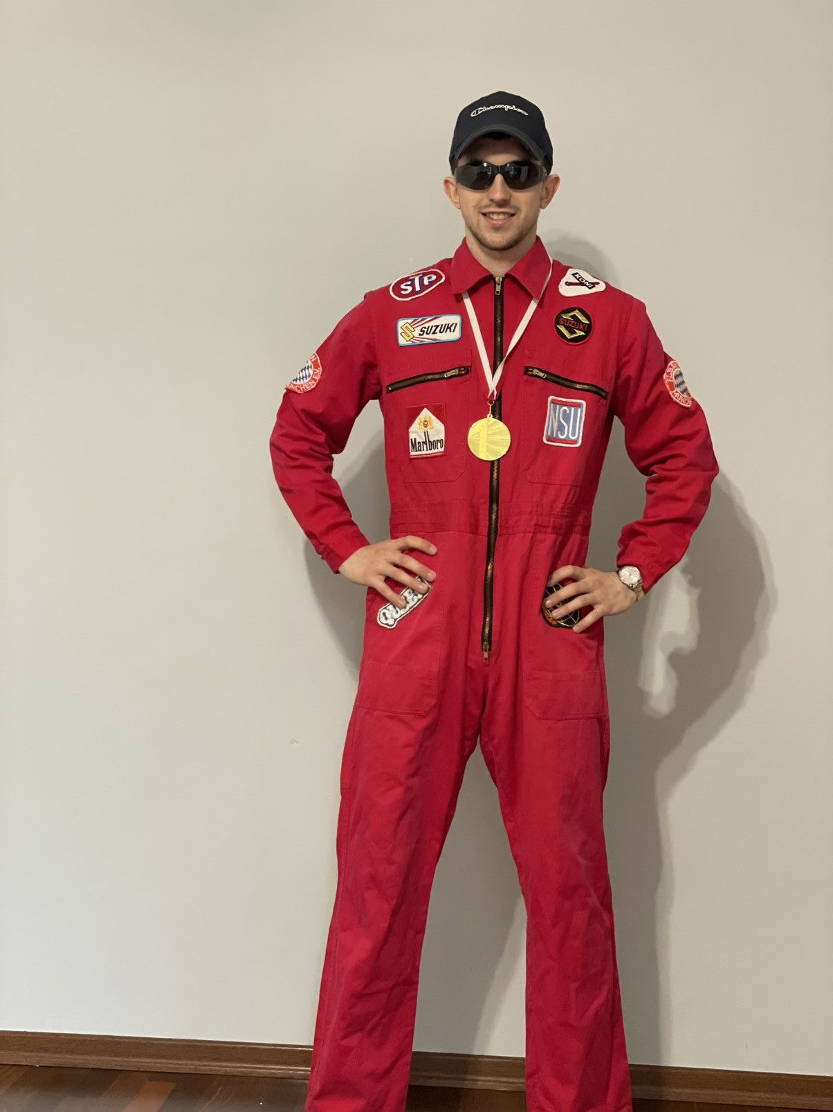 Vintage Suzuki vintage The Retro Racer Suit Size US 33 - 4 Thumbnail