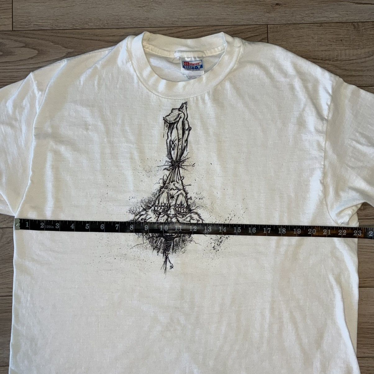 Hanes 90s obscure parody bugs bunny drug alcohol tee shirt Size US XL / EU 56 / 4 - 6 Thumbnail