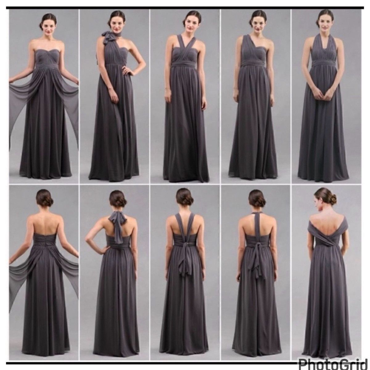 Other Anthropologie BHLDN Jennie Yoo Collection Convertible Gown Size S / US 4 / IT 40 - 9 Thumbnail