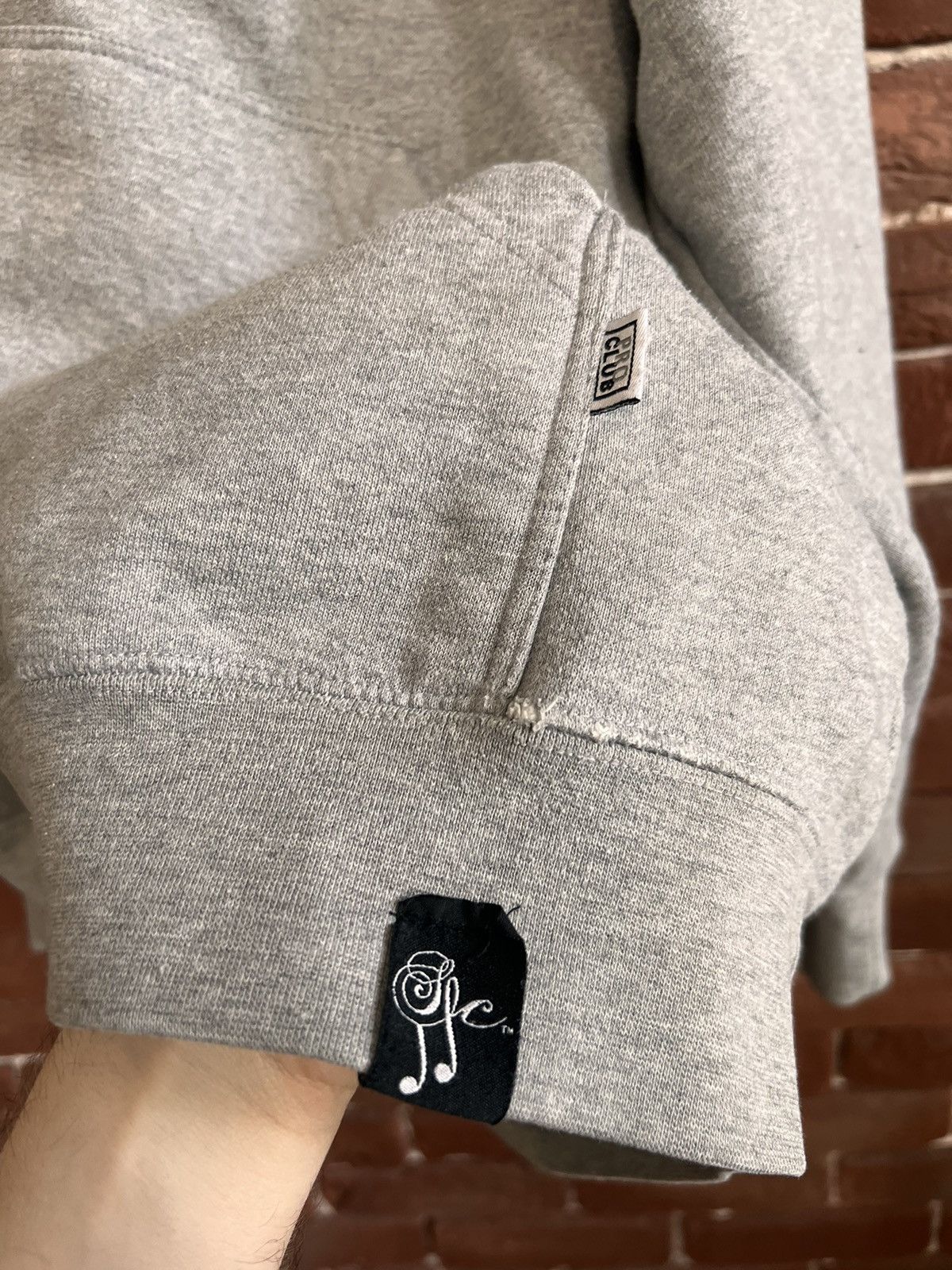 Rap Tees Vintage 90s Pro Club Rap Hip Hop Band Hoodie Xxl grey Size US XXL / EU 58 / 5 - 4 Thumbnail