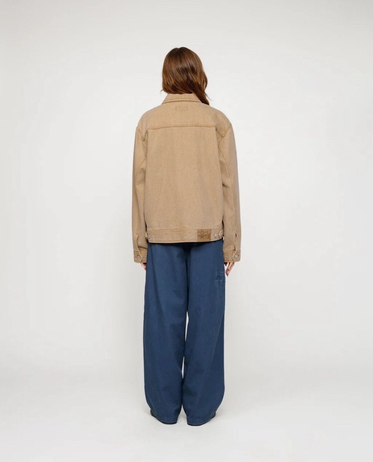 Stussy Stussy Denim Zip Up Work Jacket “Sand” Medium Size US M / EU 48-50 / 2 - 16 Thumbnail