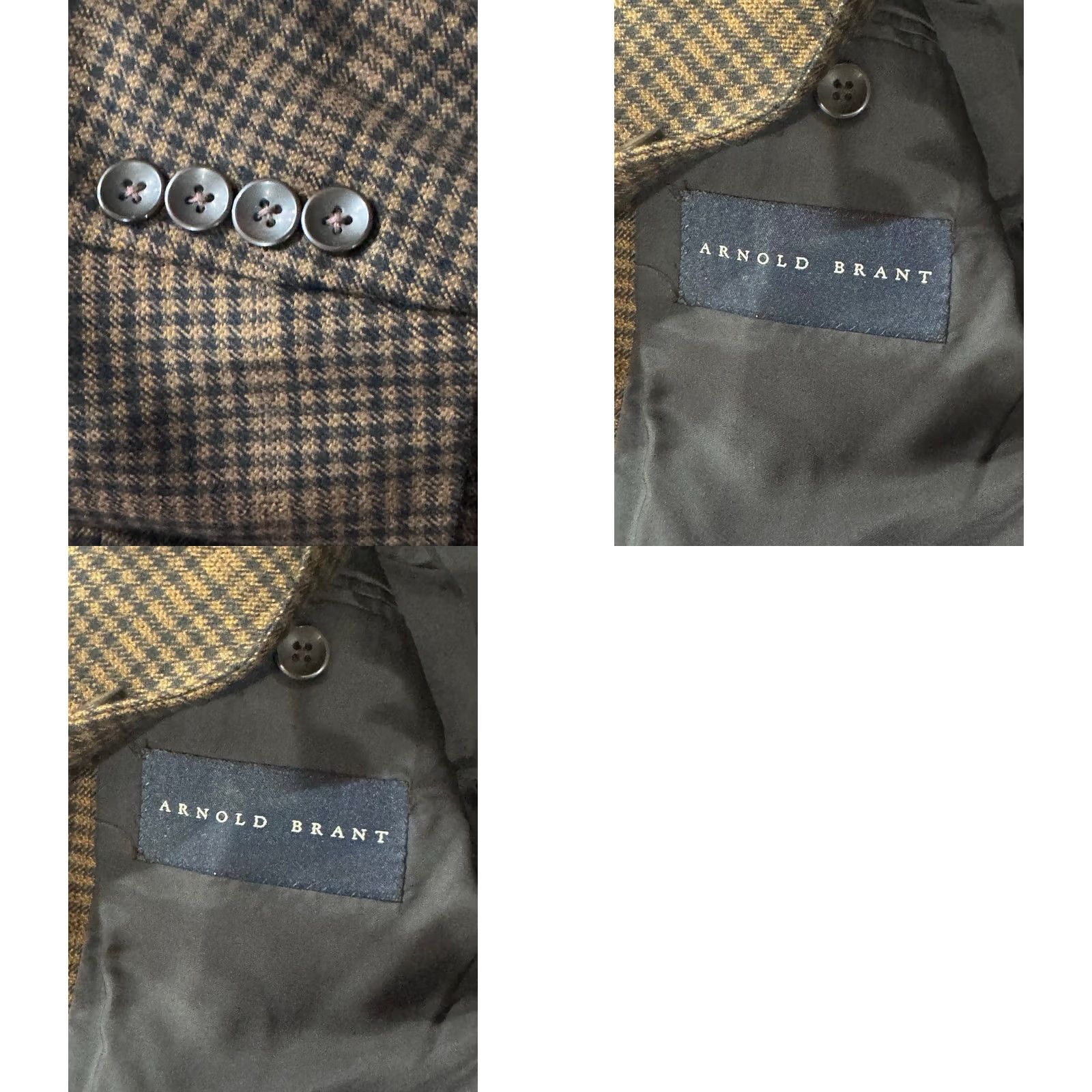 Loro Piana Arnold Brandt Loro Piana 100% Cashmere Dark Plaid Jacket Coat 44 R Mens XS? Size US S / EU 44-46 / 1 - 9 Thumbnail