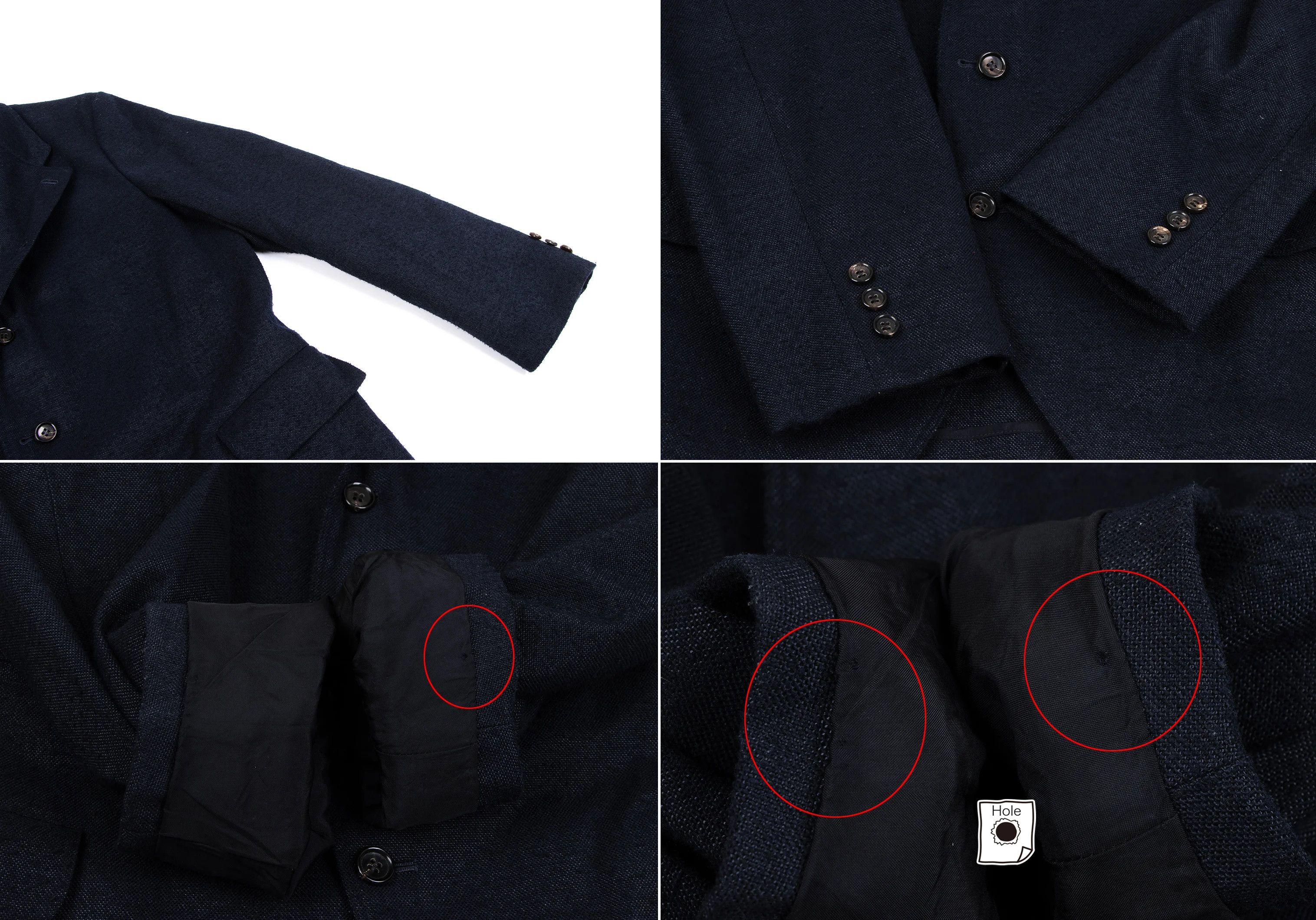 Comme des Garcons Homme Plus Polyester Blazer and Pants Set in Navy, Size M Size US M / EU 48-50 / 2 - 6 Thumbnail