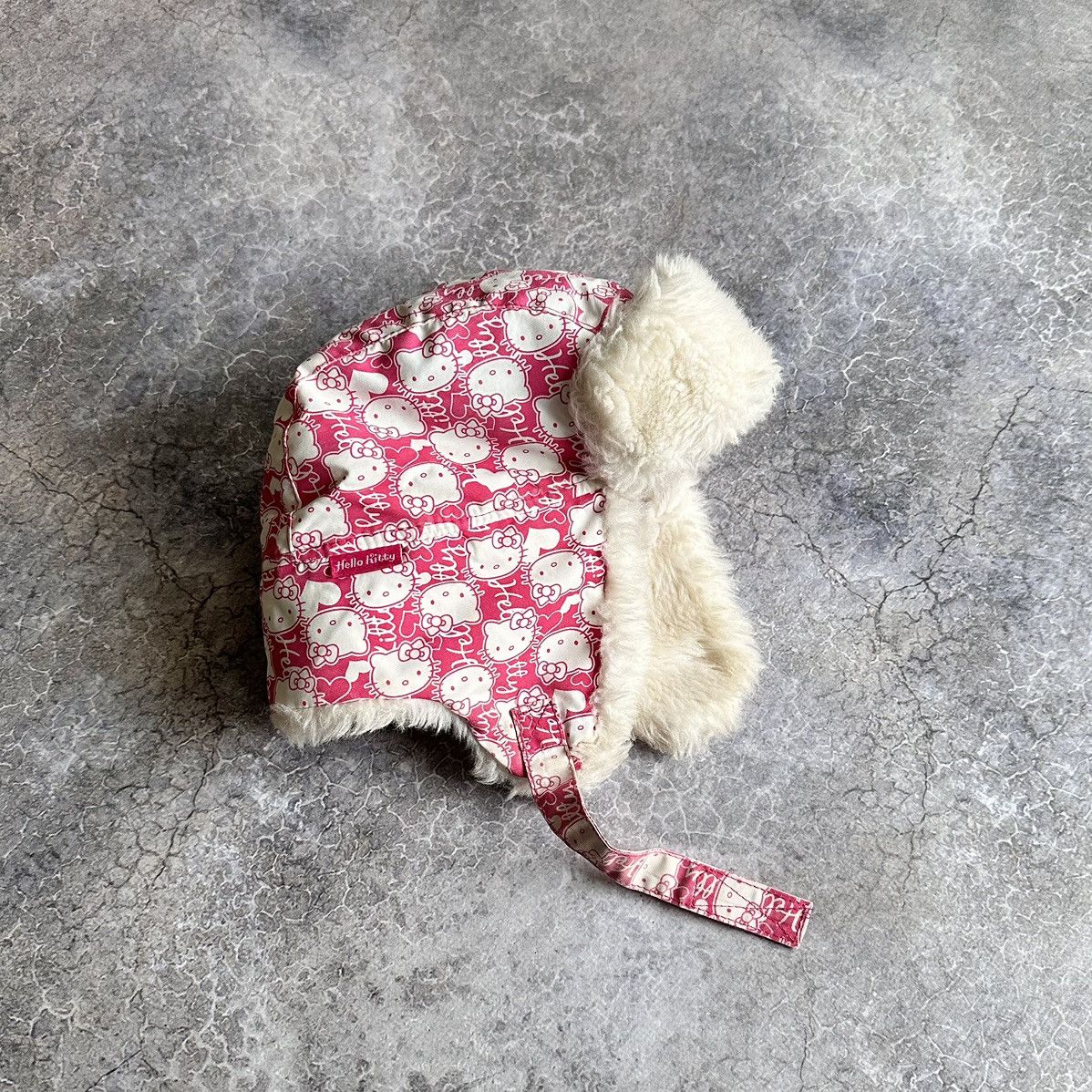 Y2K Hello Kitty Pink Lil Peep Trapper Hat Ushanka Avantgarde