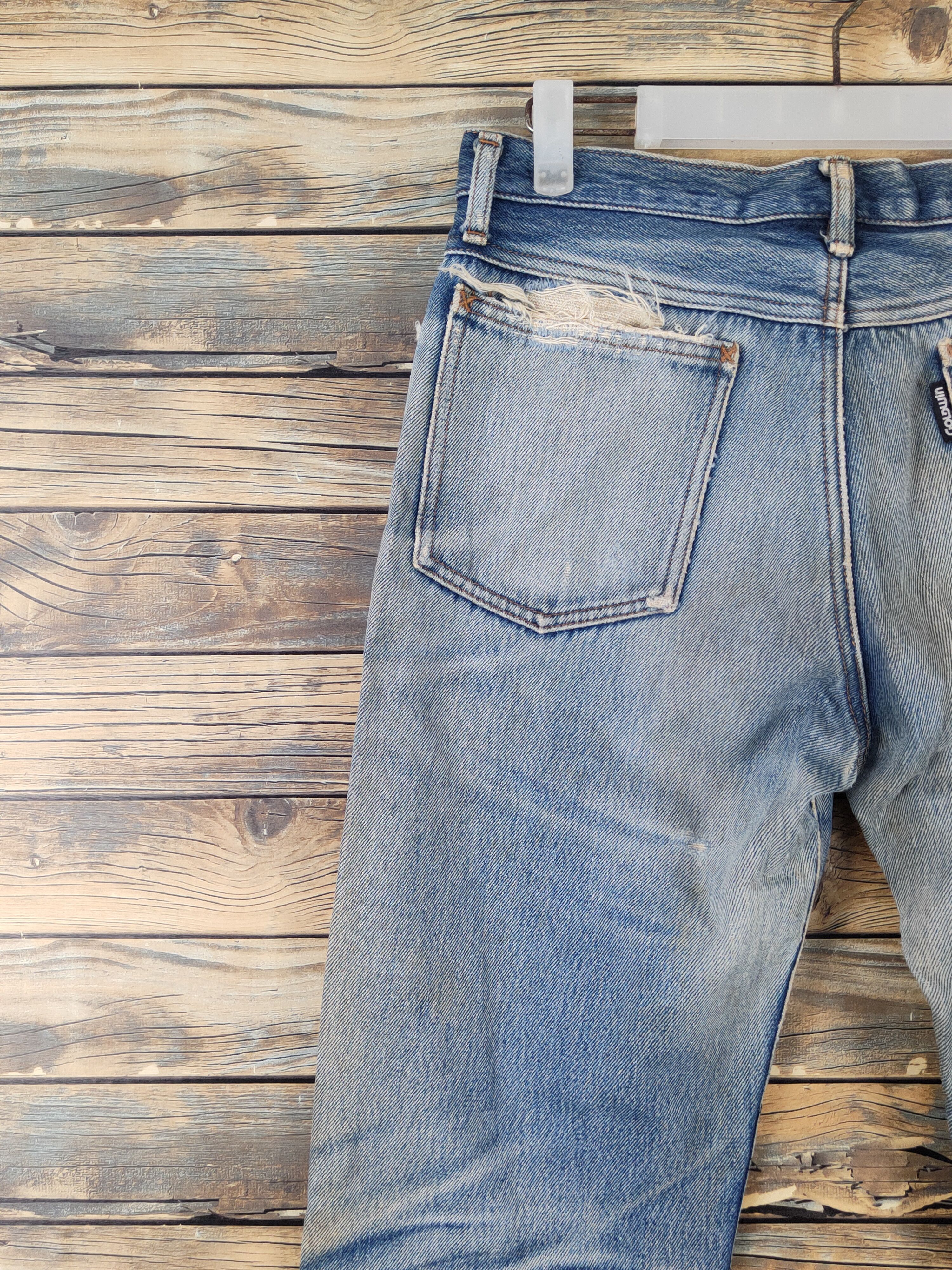 Goldwin Goldwin Blue Distressed Ripped Jeans #W1797 Size US 31 - 8 Thumbnail