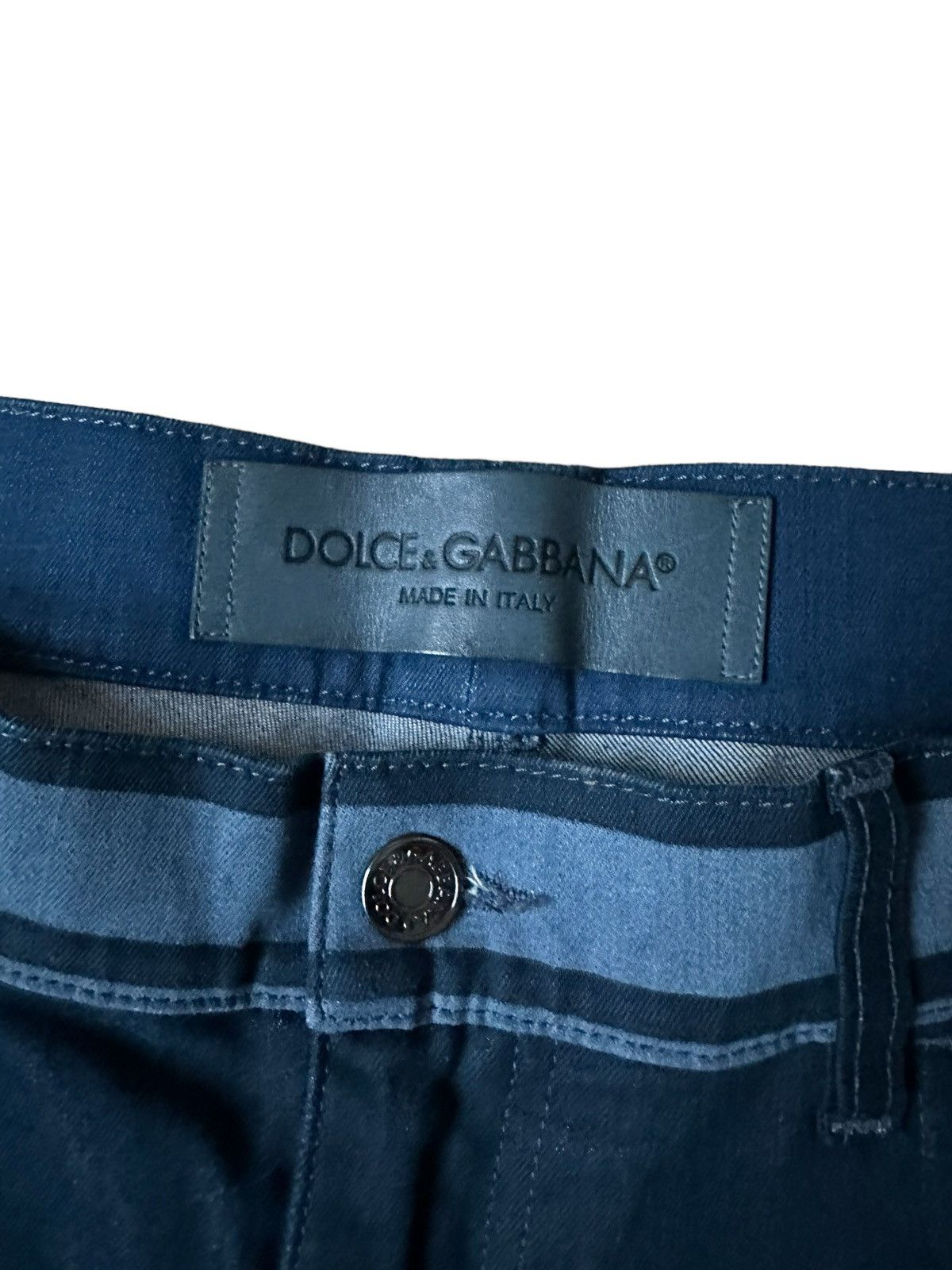 Dolce & Gabbana Dolce & Gabbana Denim stripes Size US 32 / EU 48 - 3 Thumbnail