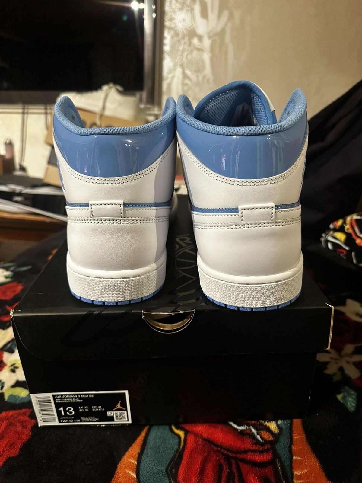 Jordan Brand Air Jordan 1 Mid ‘Legend Blue’ Size US 13 / EU 46 - 7 Thumbnail