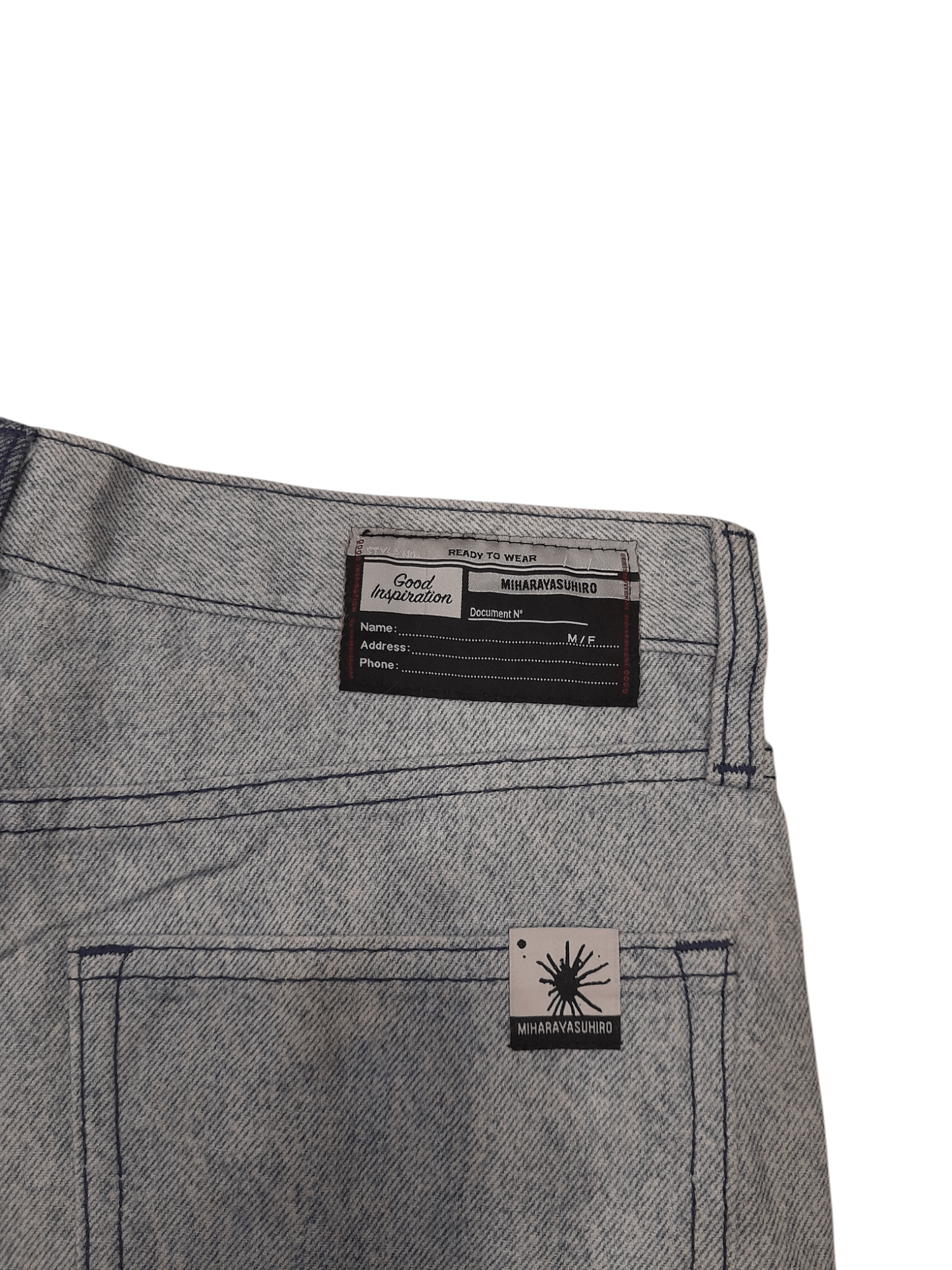 Maison MIHARA YASUHIRO Maison Mihara Yasuhiro Japan Denim 2 (F591) W30 Size US 30 / EU 46 - 3 Thumbnail