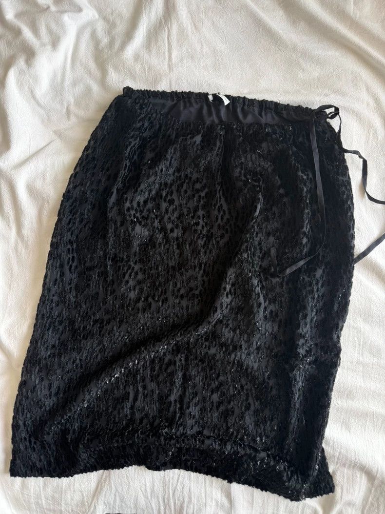 Dries Van Noten dries van noten size:44 Velvet adjustable skirt Size 42" / US 20 - 1 Thumbnail