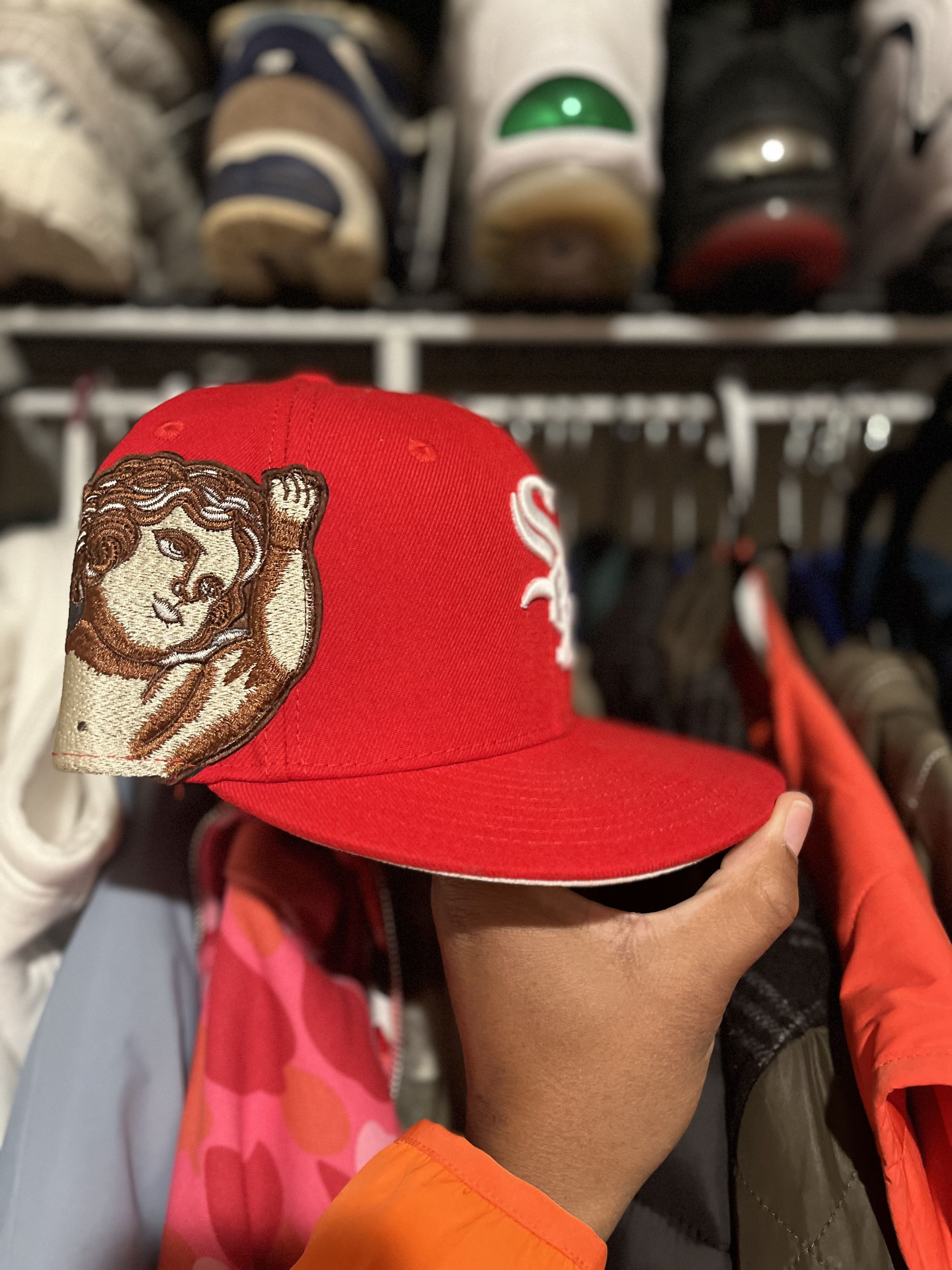 日本未発売 JONSTAN NEWERA cap red 7 メンズ