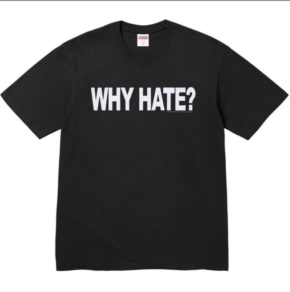 Supreme Supreme SF26 Why Hate? lil B for supreme sz large black