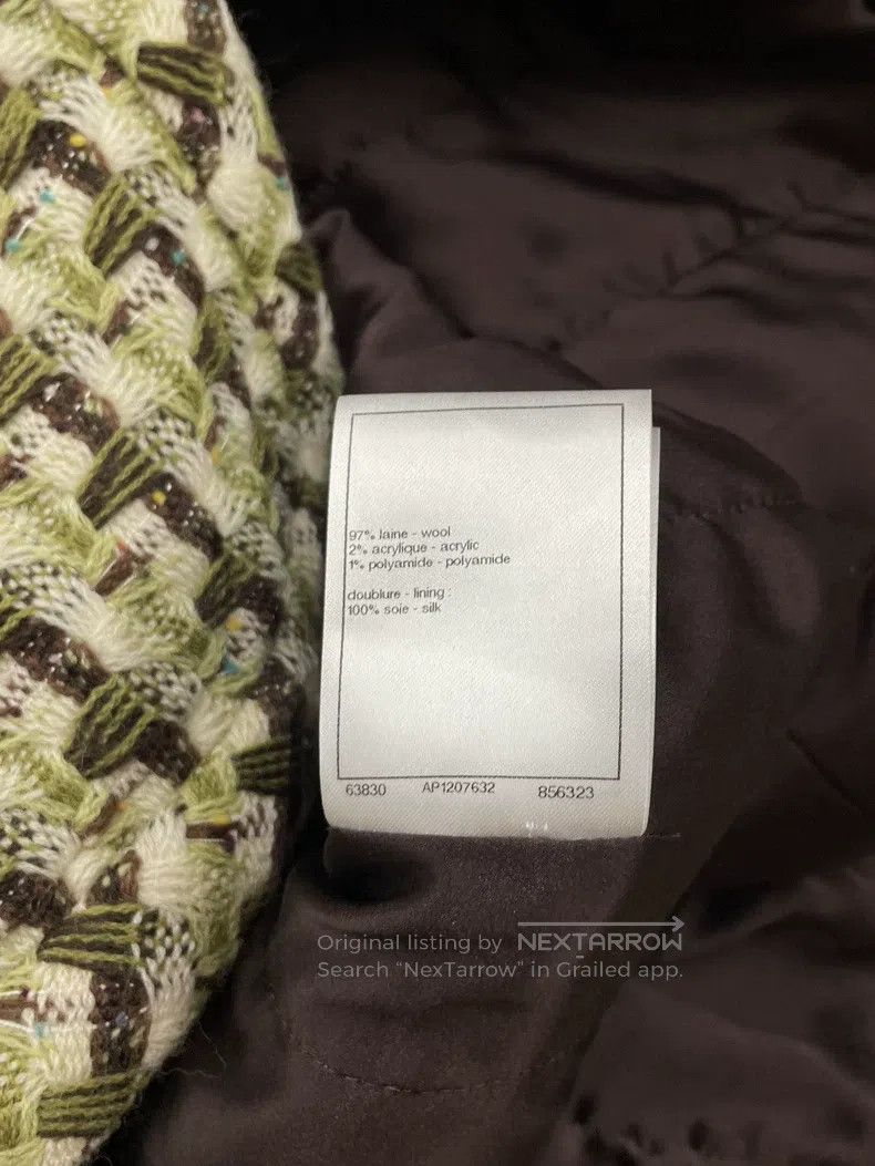 Chanel Chanel Dakar series twill soft tweed colour-blocked jacket Size S / US 4 / IT 40 - 8 Thumbnail