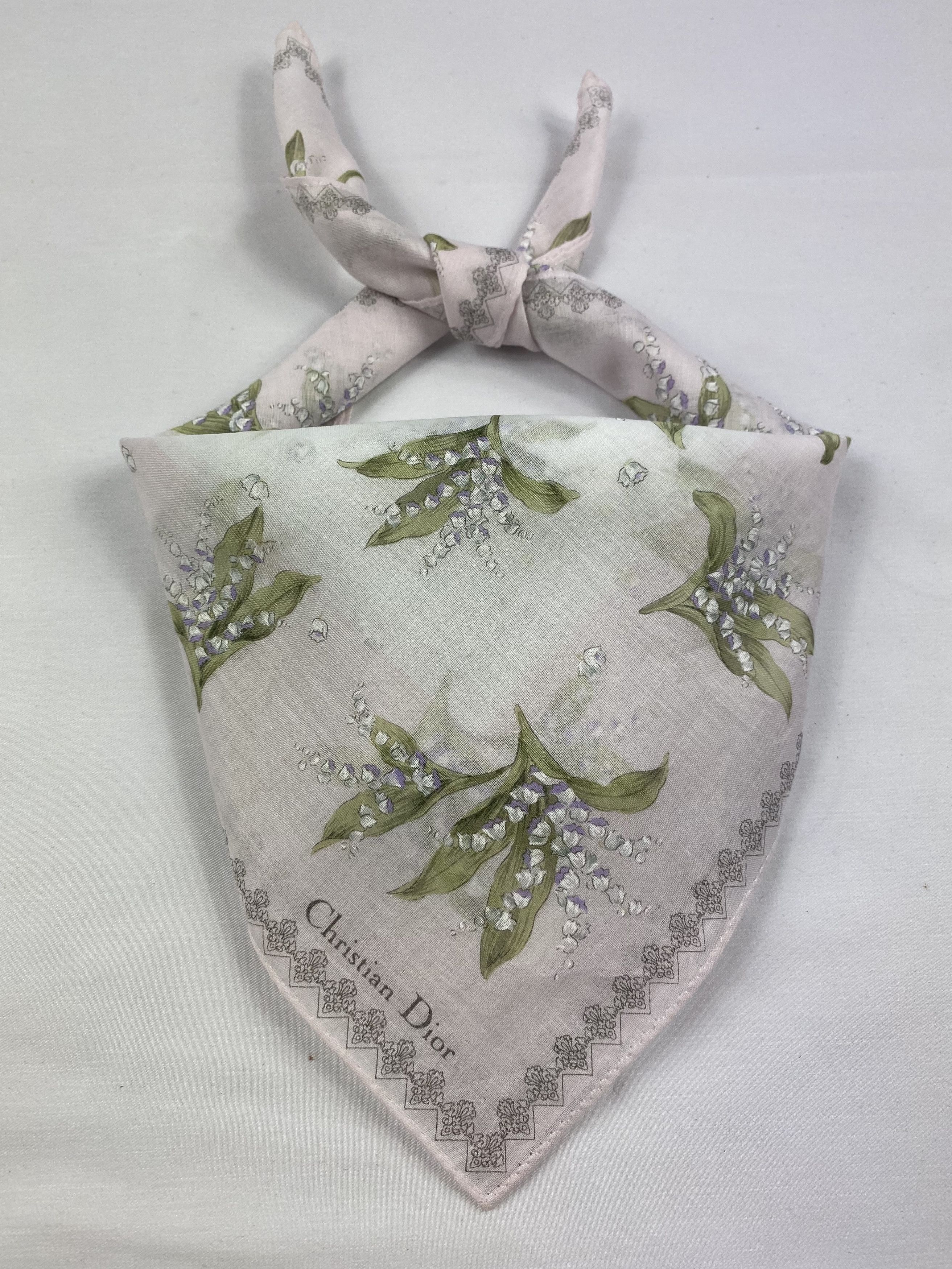 Vintage Christian Dior Handkerchief / Bandana / Neckerchief Size ONE SIZE - 1 Thumbnail