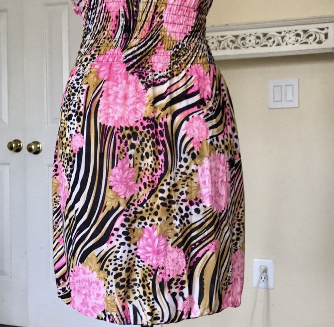 Other YPP EMBROIDERED MULTI ANIMAL PRINT ABOVE KNEE DRESS Size M / US 6-8 / IT 42-44 - 6 Thumbnail