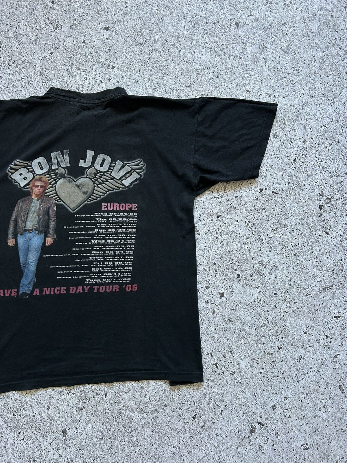 Band Tees × Bon Jovi Vintage Bon Jovi Have A Nice Day European Tour 2006 T-Shirt Size US XXL / EU 58 / 5 - 8 Thumbnail