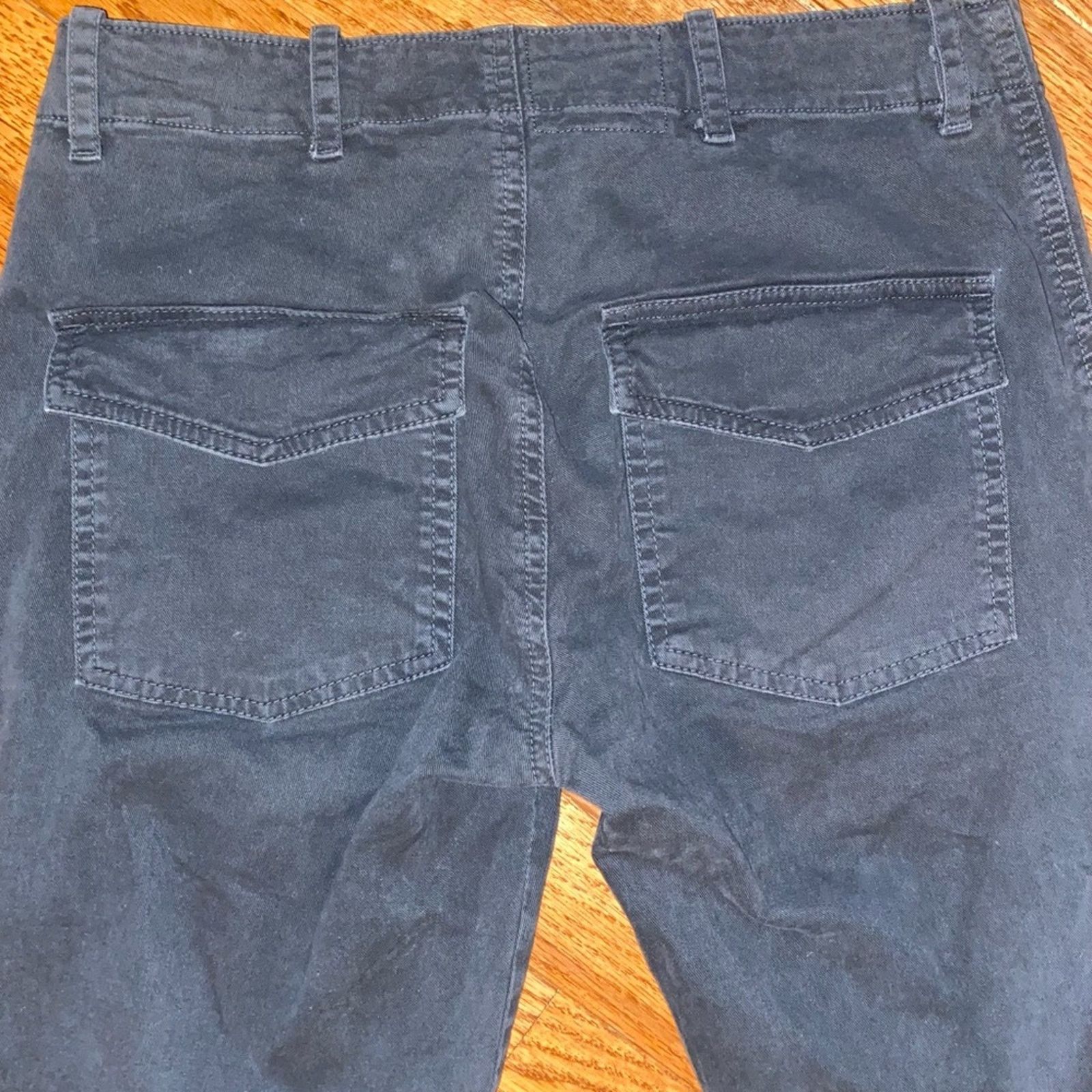 Nili Lotan Nili Lotan Cropped Military Pant Carbon Gray 00 EUC Size 24" / US 00 / IT 34 - 8 Thumbnail