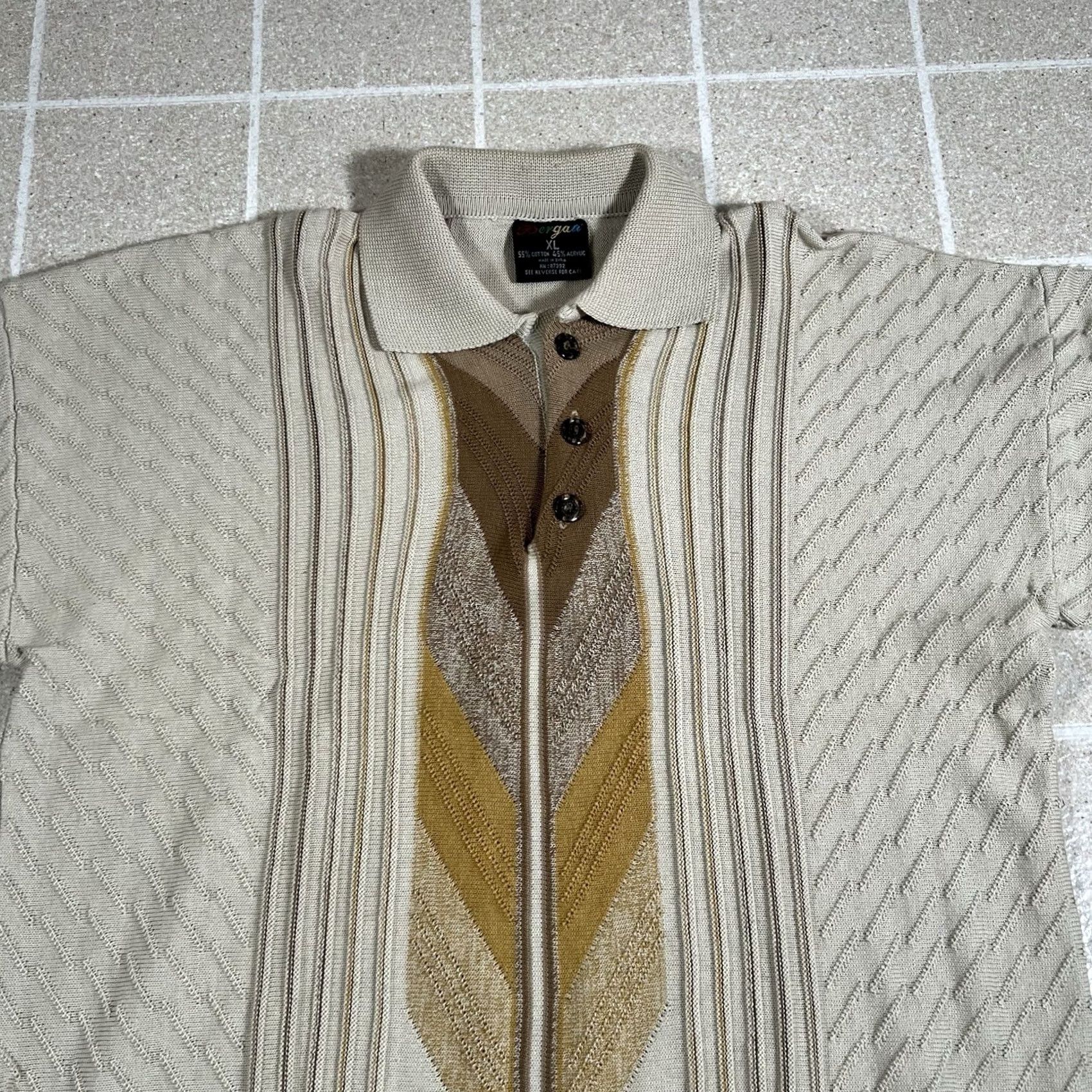 Coogi VINTAGE Bergati Polo Shirt Short Sleeve XL Men Blue 90s Knit 3D Bergati Style Sweater Polo Shirt 90s Mens XL Blue Knit} Size US XL / EU 56 / 4 - 2 Thumbnail