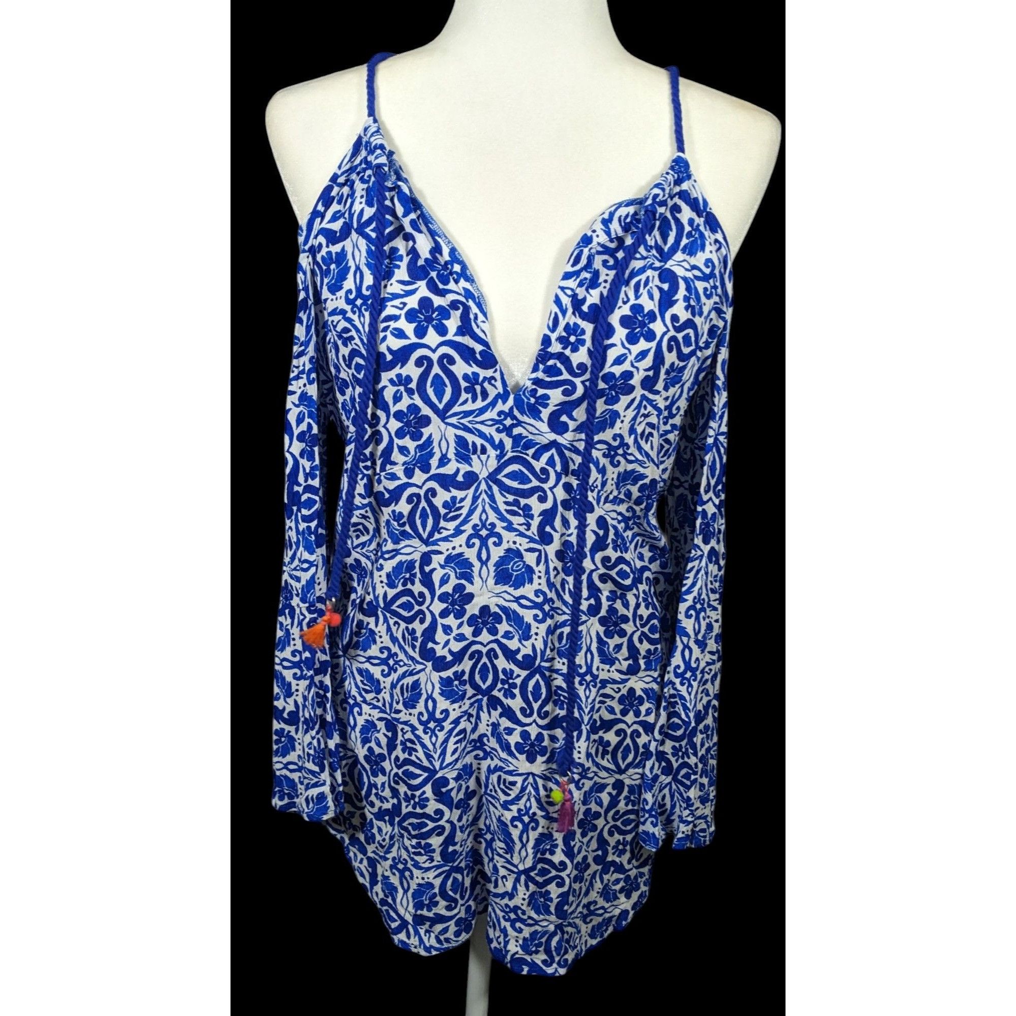 Nanette Lepore Nanette Lepore Tanavera Tunic Swim Cover Up Size XS Size ONE SIZE - 2 Thumbnail