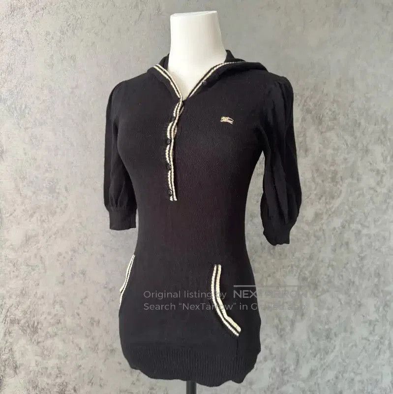 Burberry Burberry Black Wool Blend Long Cardigan. Size M / US 6-8 / IT 42-44 - 1 Thumbnail