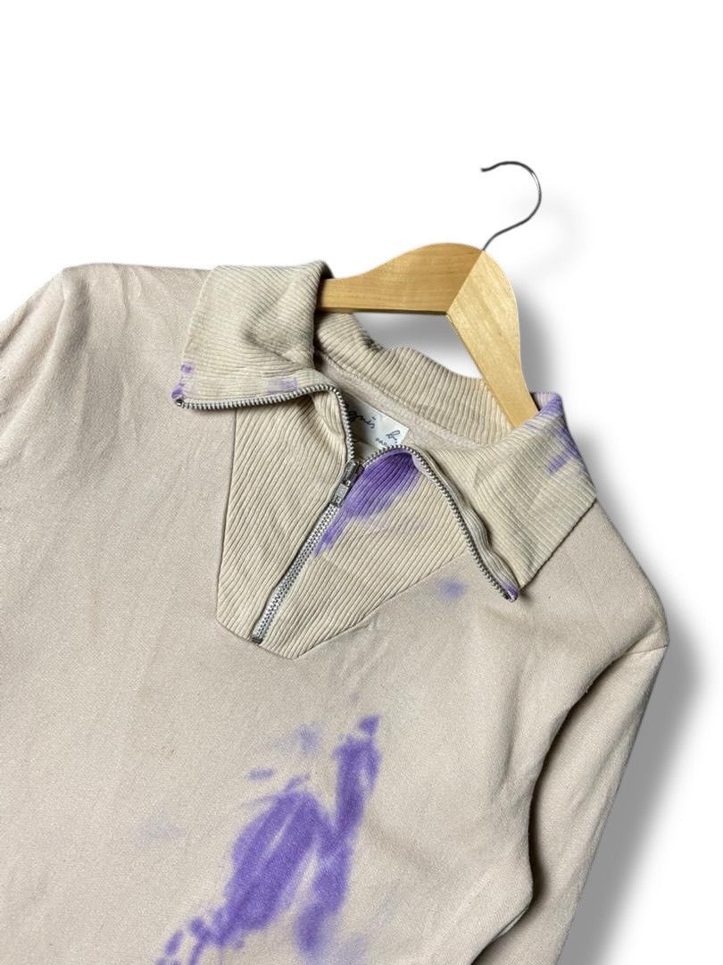 agnes b. Agnes B. Paris Tie Dye Half Zipper Sweater (171) Size US XXS / EU 40 - 4 Thumbnail
