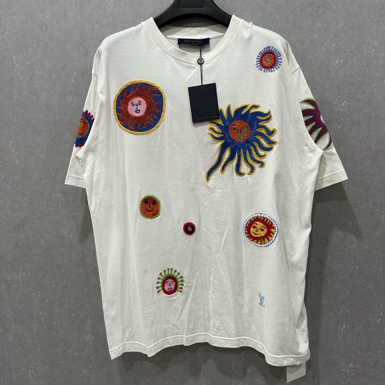 Louis Vuitton Louis Vuitton Yayoi Kusama Sunflower Embroidered Short Sle Size US XXL / EU 58 / 5 - 1 Thumbnail