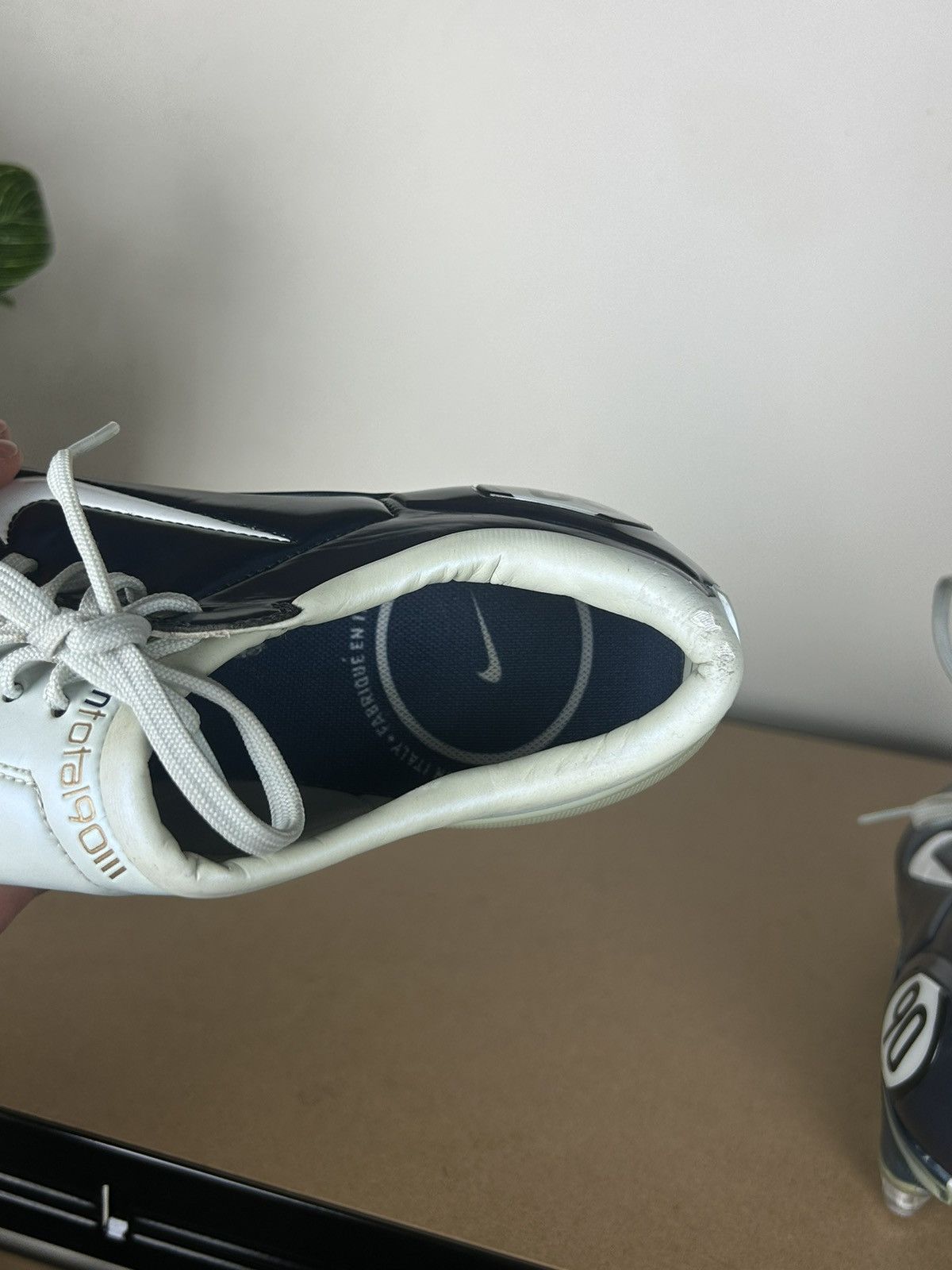 Nike × Vintage Vintage Nike Total 90 III Football Soccer Cleats Size US 10.5 / EU 43-44 - 13 Thumbnail