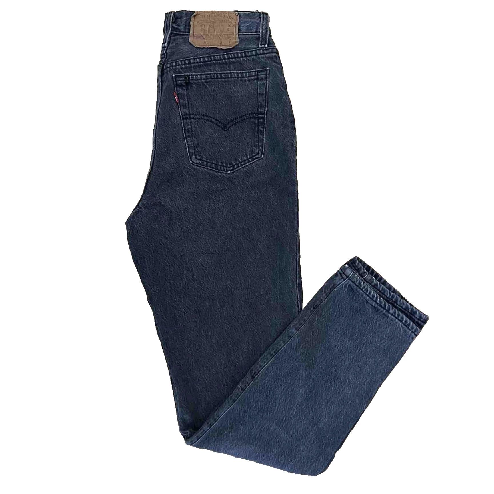 Levi's VINTAGE Levi's 501 Jeans 26x30 Black Womens Jeans 501 80s Size 26" / US 2 / IT 38 - 2 Thumbnail