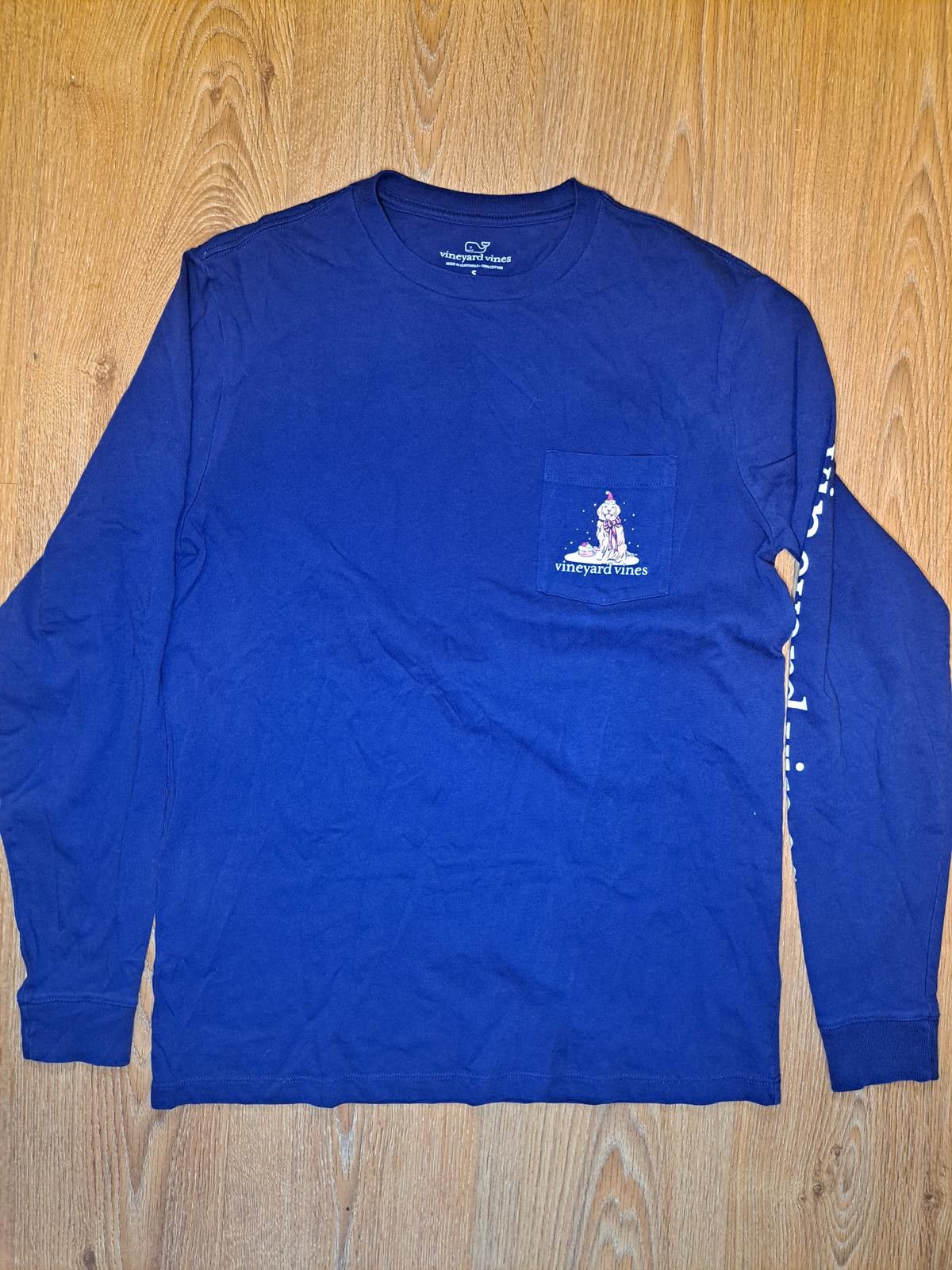 Vineyard Vines Vineyard Vines Long Sleeve Shirt Mens Small Blue Christmas Size US S / EU 44-46 / 1 - 1 Thumbnail