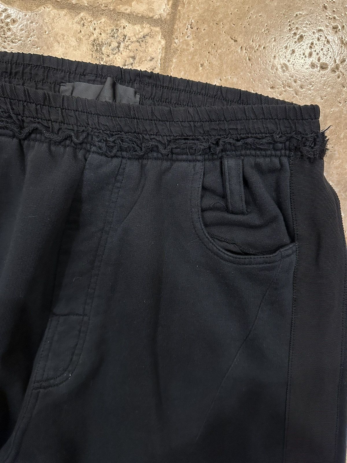 Haider Ackermann Haider Ackermann Black Perth Jogger Taxedo Pants Size US 33 - 10 Thumbnail