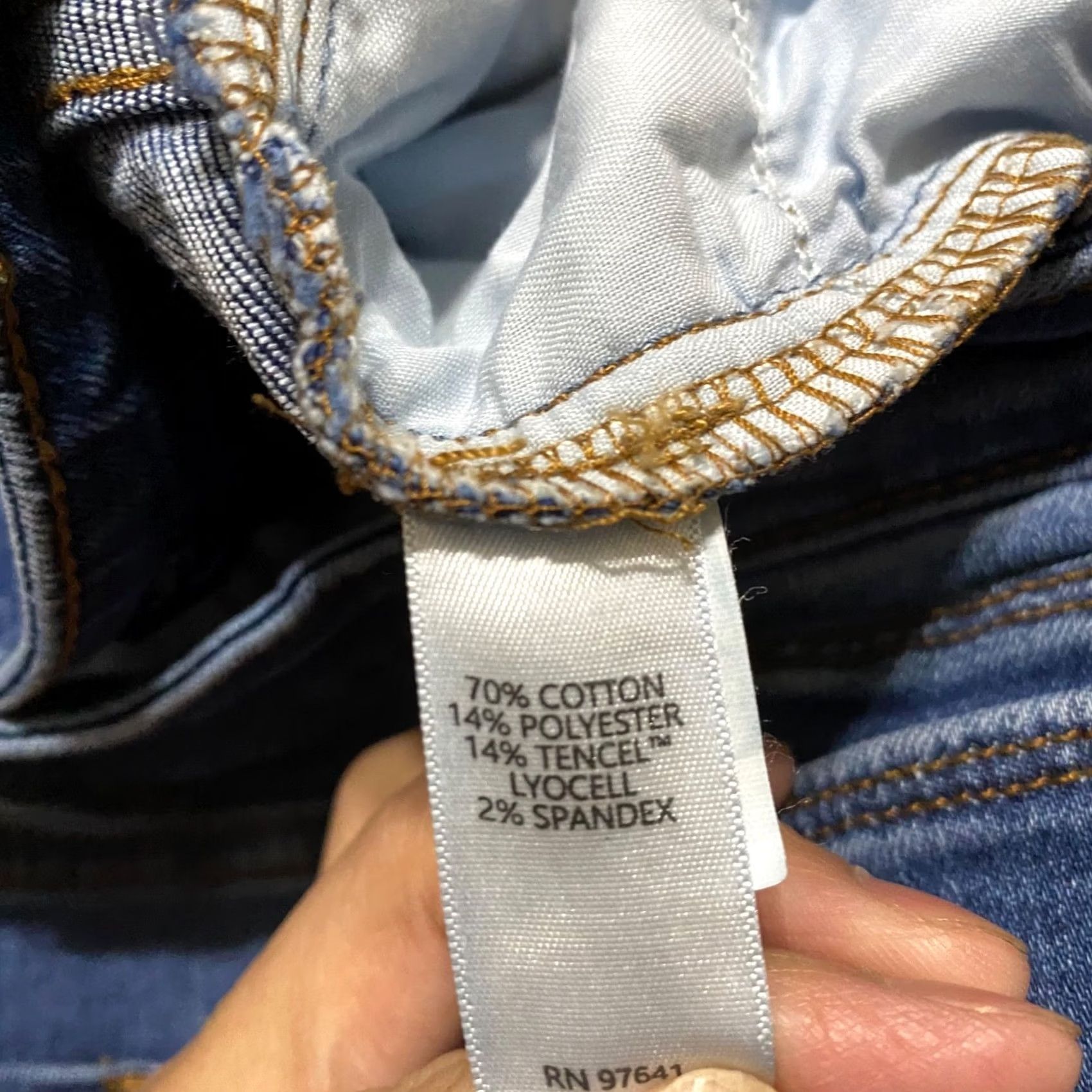 J. Jill J. Jill Jeans Womens 6P Petites Blue Denim Straight Mid Rise Medium Wash Size 28" / US 6 / IT 42 - 4 Thumbnail