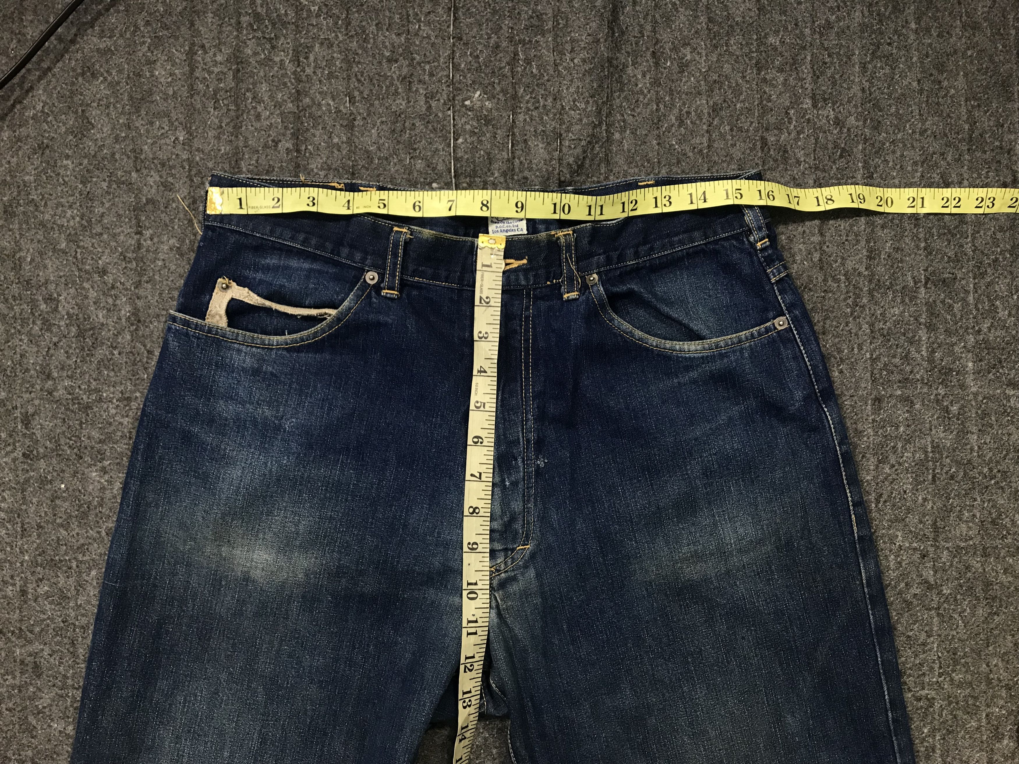 Japanese Brand On The Road Denim Indigo Pant Straight Cut Fits Size 32 Size US 32 / EU 48 - 11 Thumbnail
