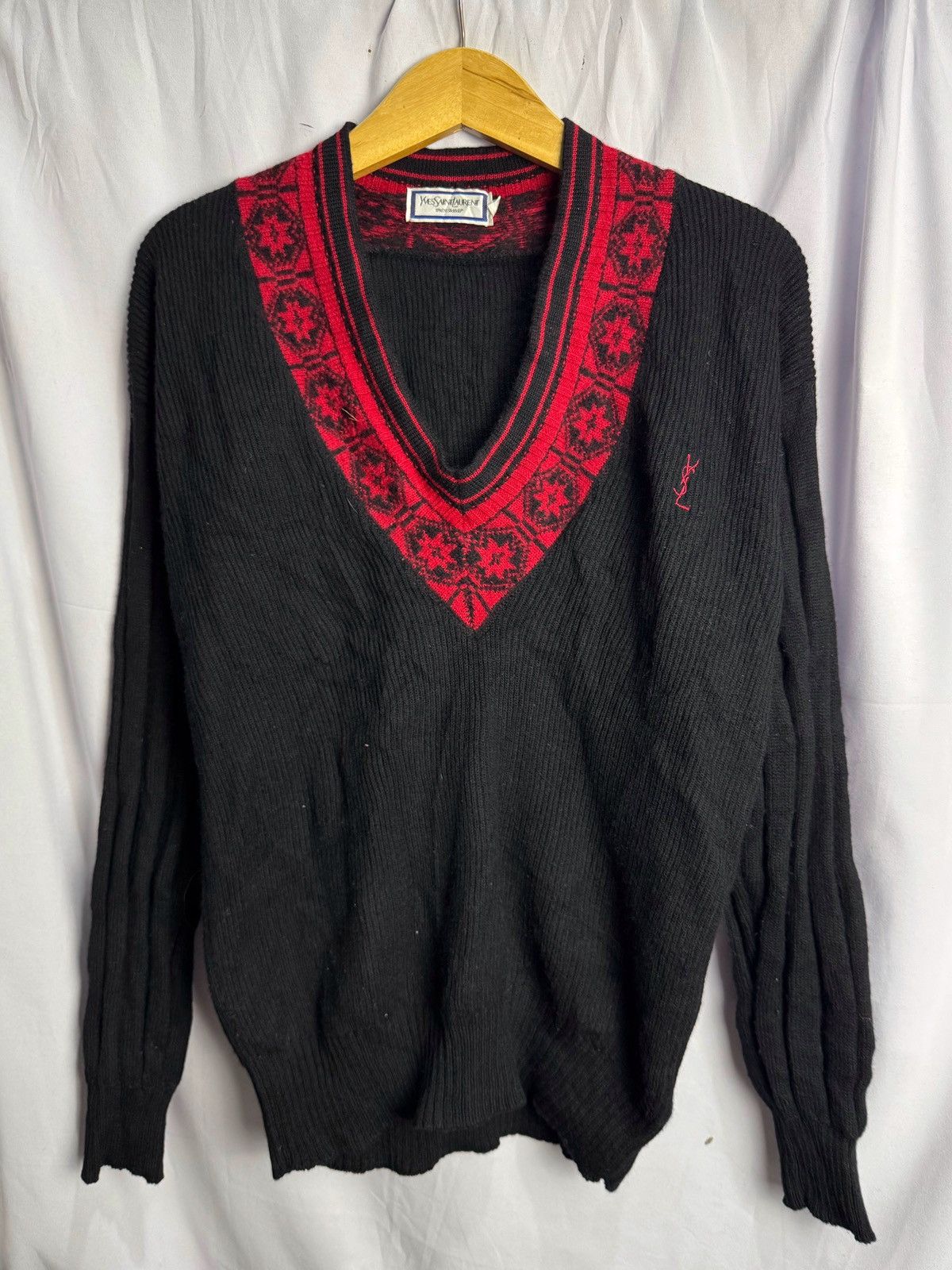 Vintage × Yves Saint Laurent Yves Saint Laurent Menswear Knitwear Size US M / EU 48-50 / 2 - 1 Thumbnail